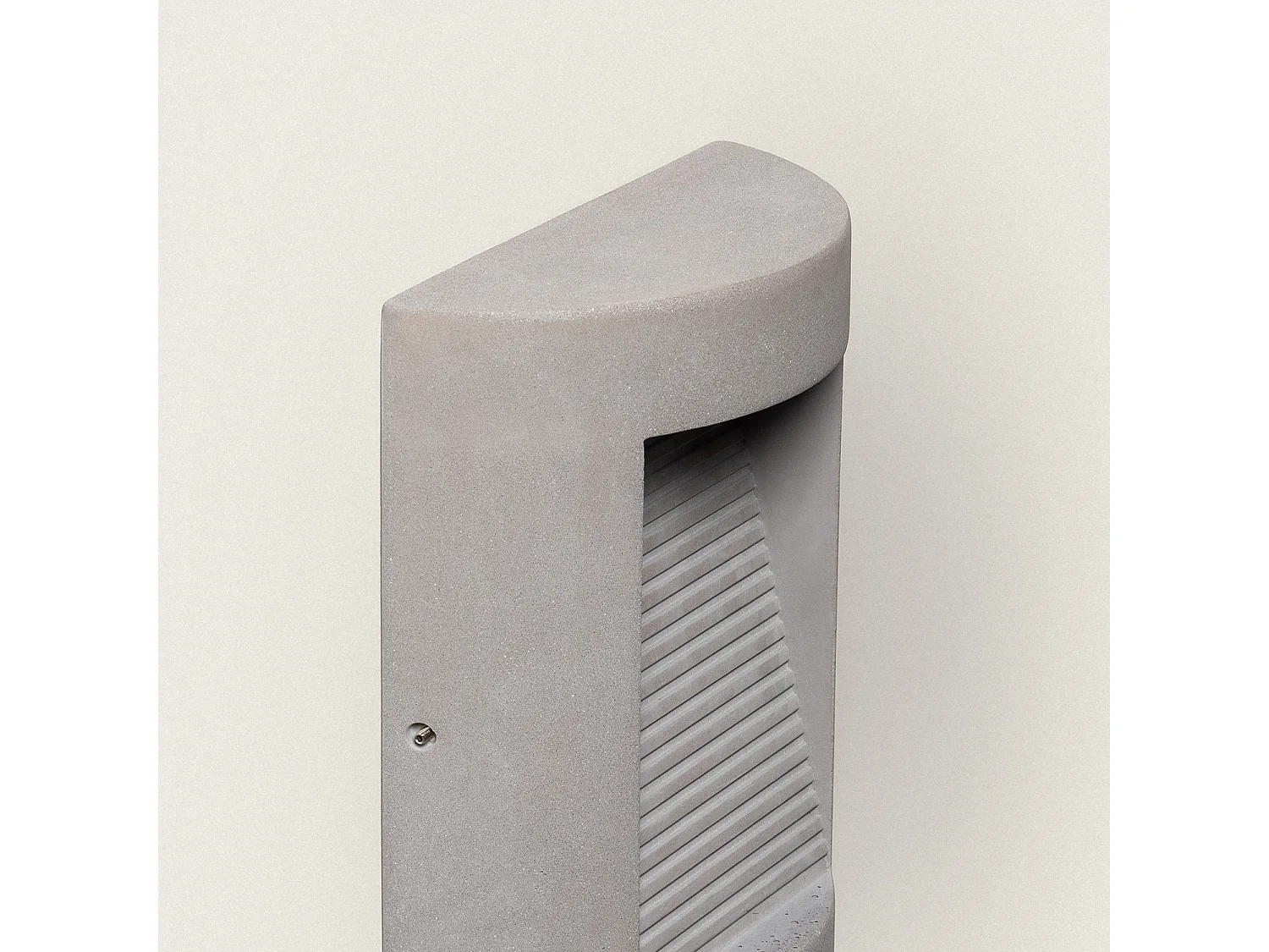 Applique Murale Extérieure LED Dimmable 16W Ciment Zalix Gris Pierre