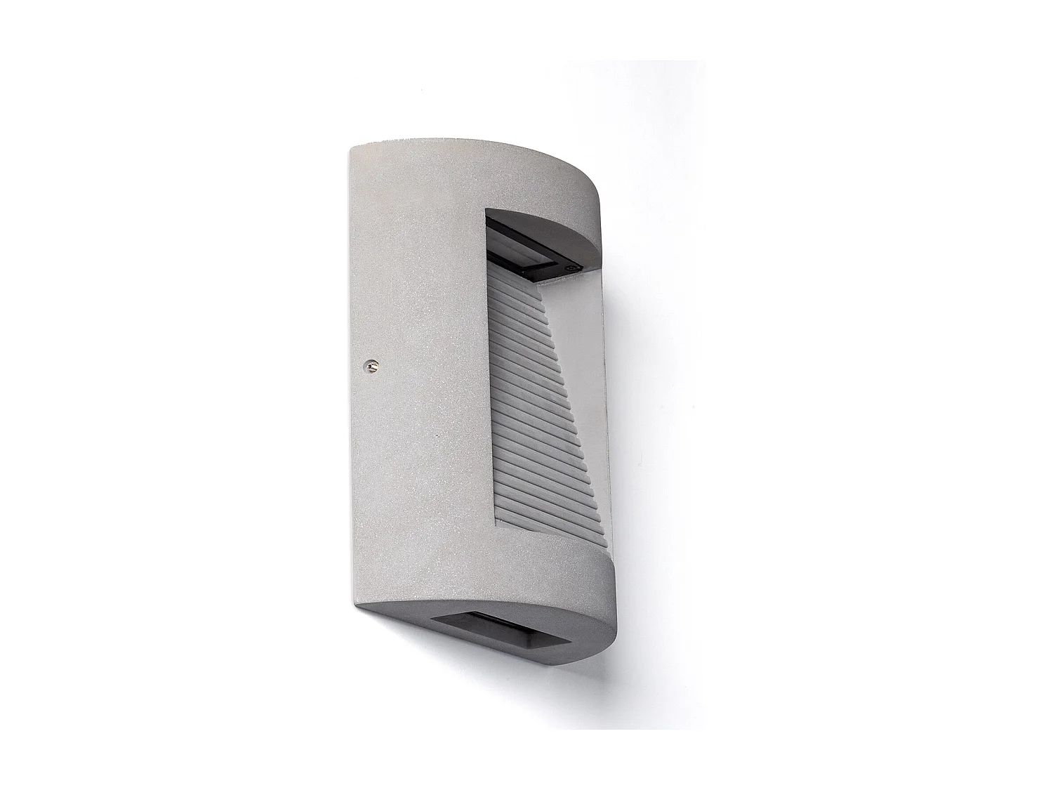 Aplique de Pared Exterior LED Regulable 16W Cemento Zalix Gris Piedra