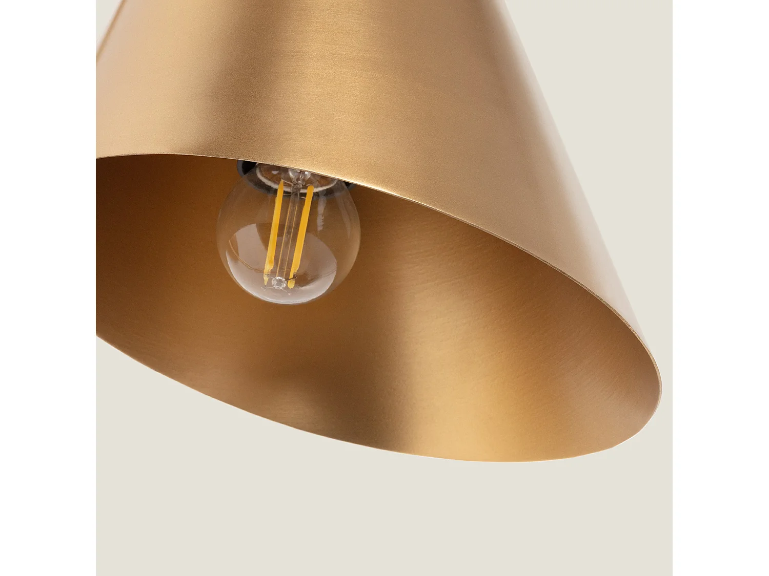 Applique Murale Métal Edern Doré