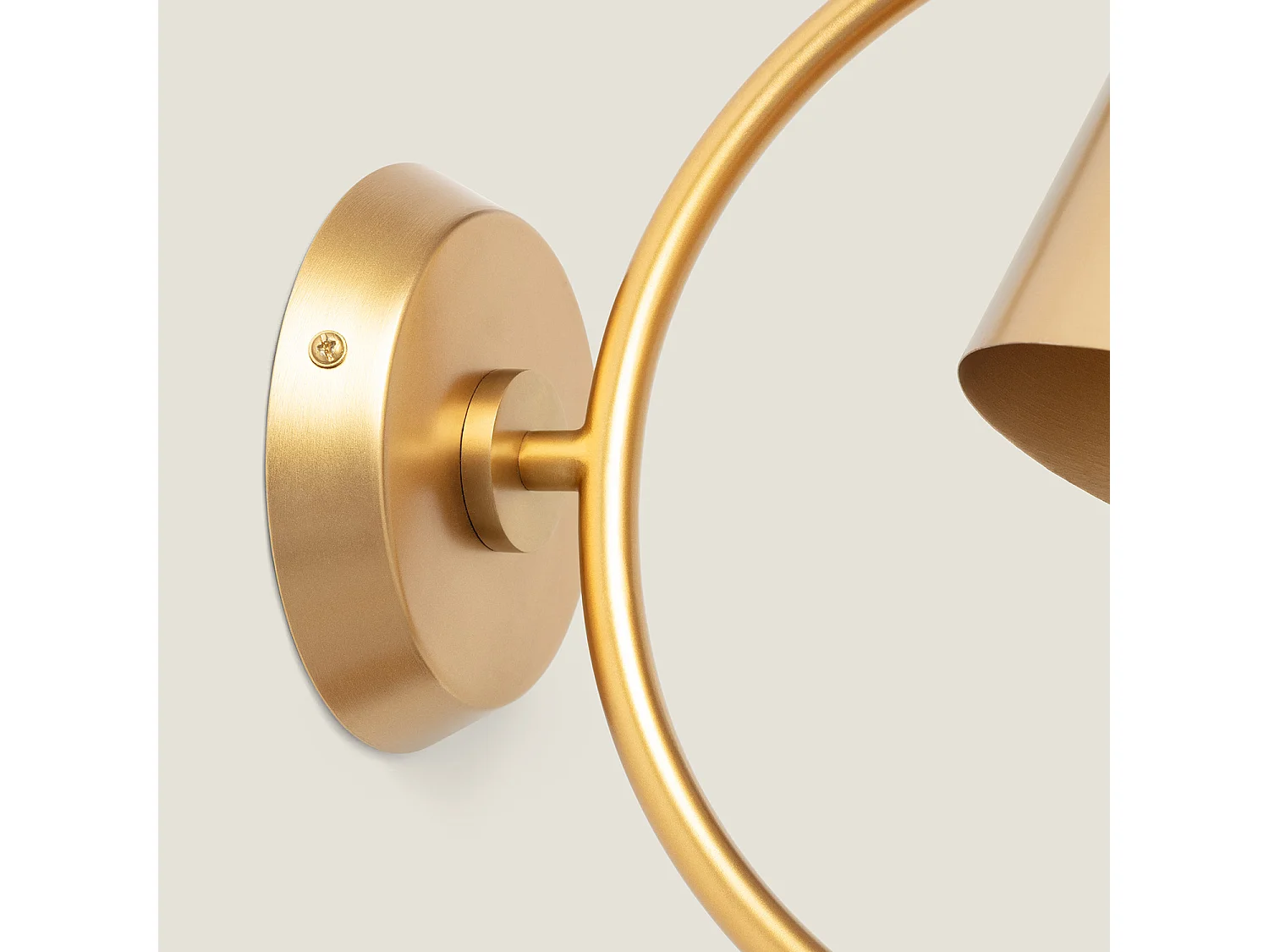 Applique Murale Métal Edern Doré