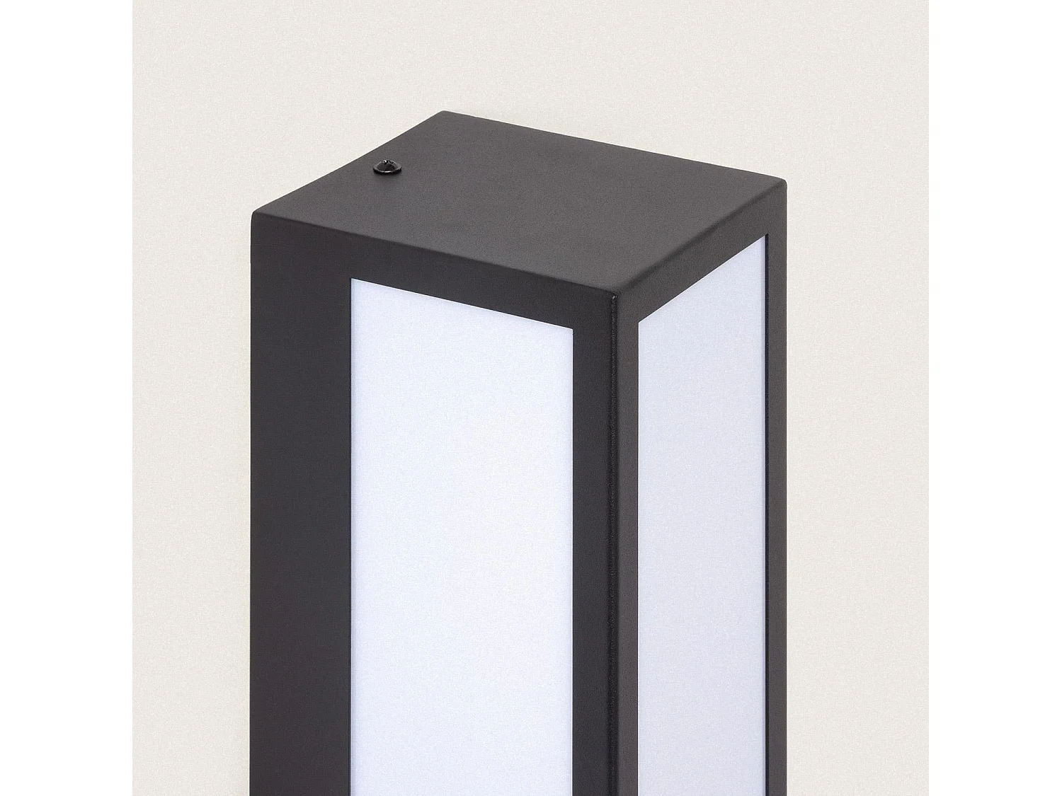 Applique da Parete per Esterni Acciaio Inox con Sensore di Movimento Gakom Opale Nero