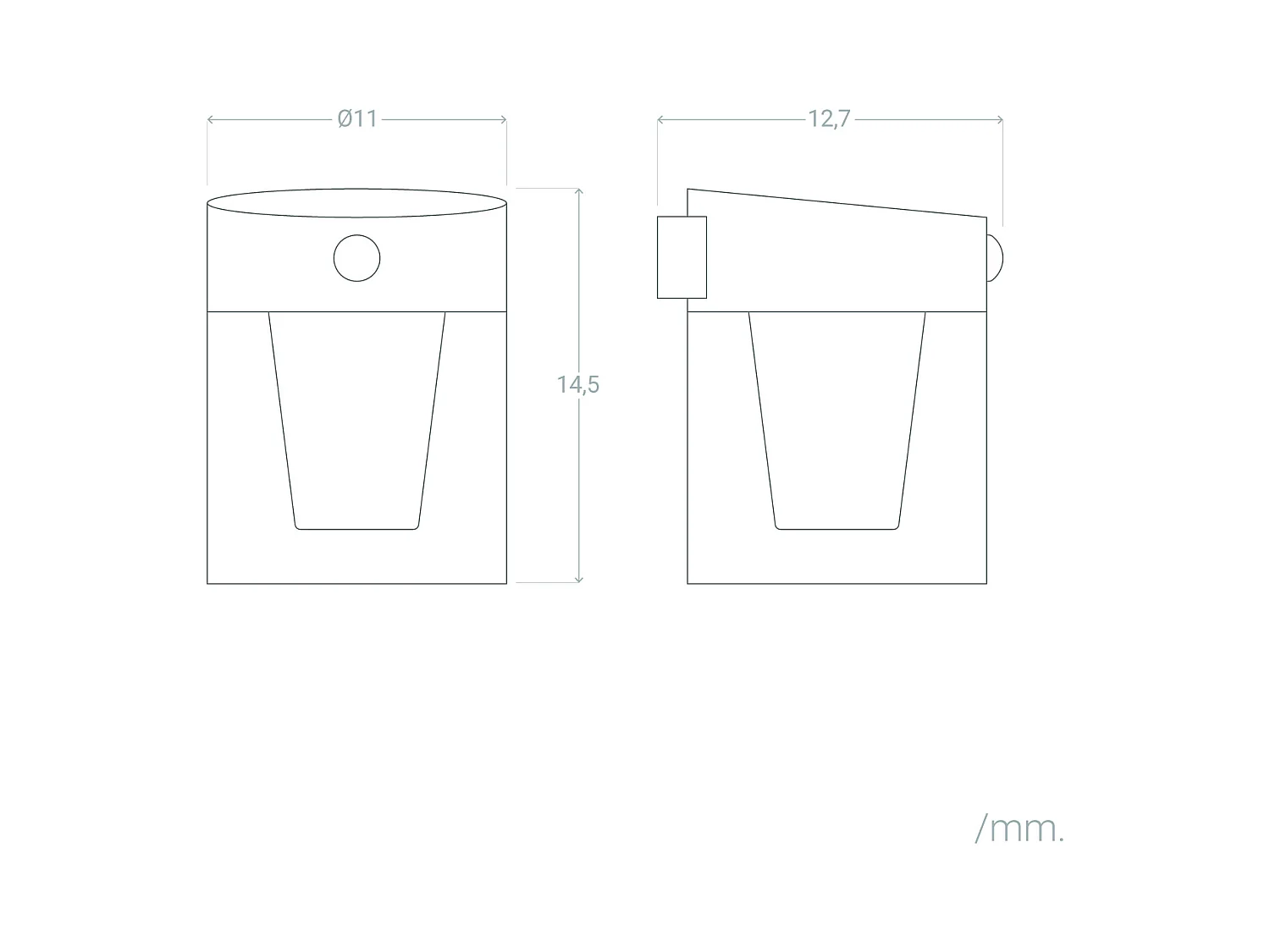 Applique Murale Extérieure Solaire LED 1,5W Aluminium avec Détecteur de Mouvement Efren Noir