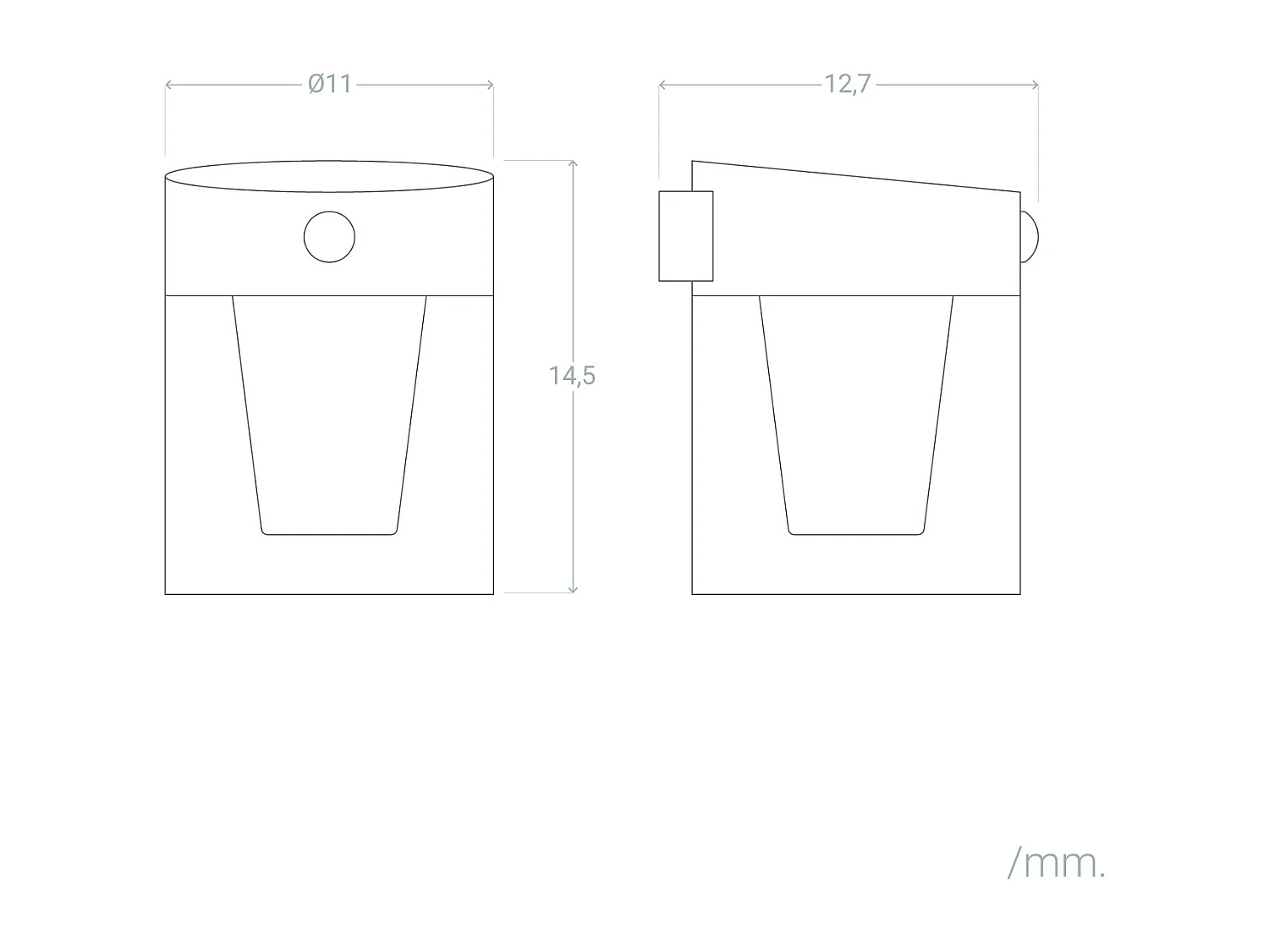 Applique Murale Extérieure Solaire LED 1,5W Aluminium avec Détecteur de Mouvement Efren Noir