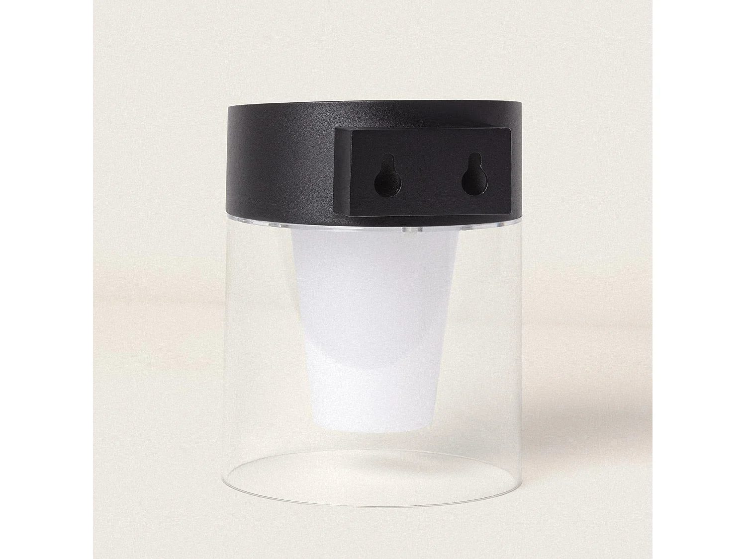 Applique da Parete per Esterni Solare LED 1,5W Alluminio con Sensore di Movimento Efren Nero
