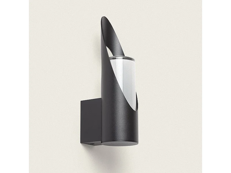 Applique Murale Extérieure Aluminium Oblong Noir