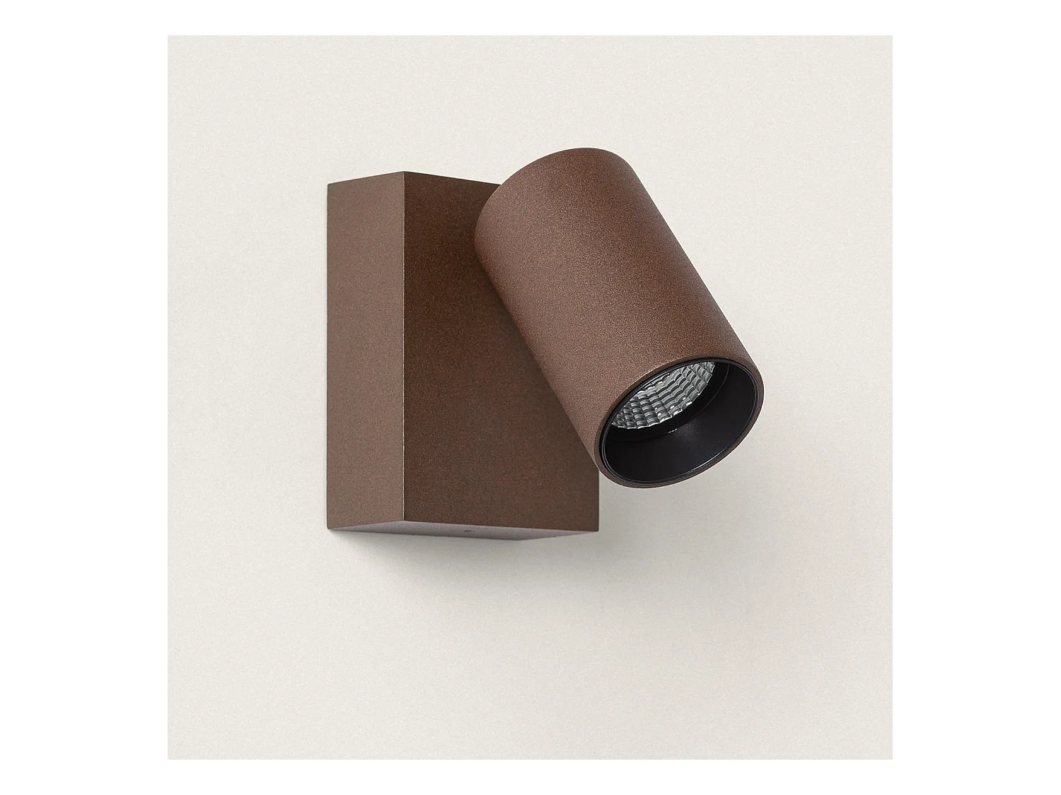 Aplique de Pared Exterior LED 10W Aluminio CCT Seleccionable Kuriya Óxido