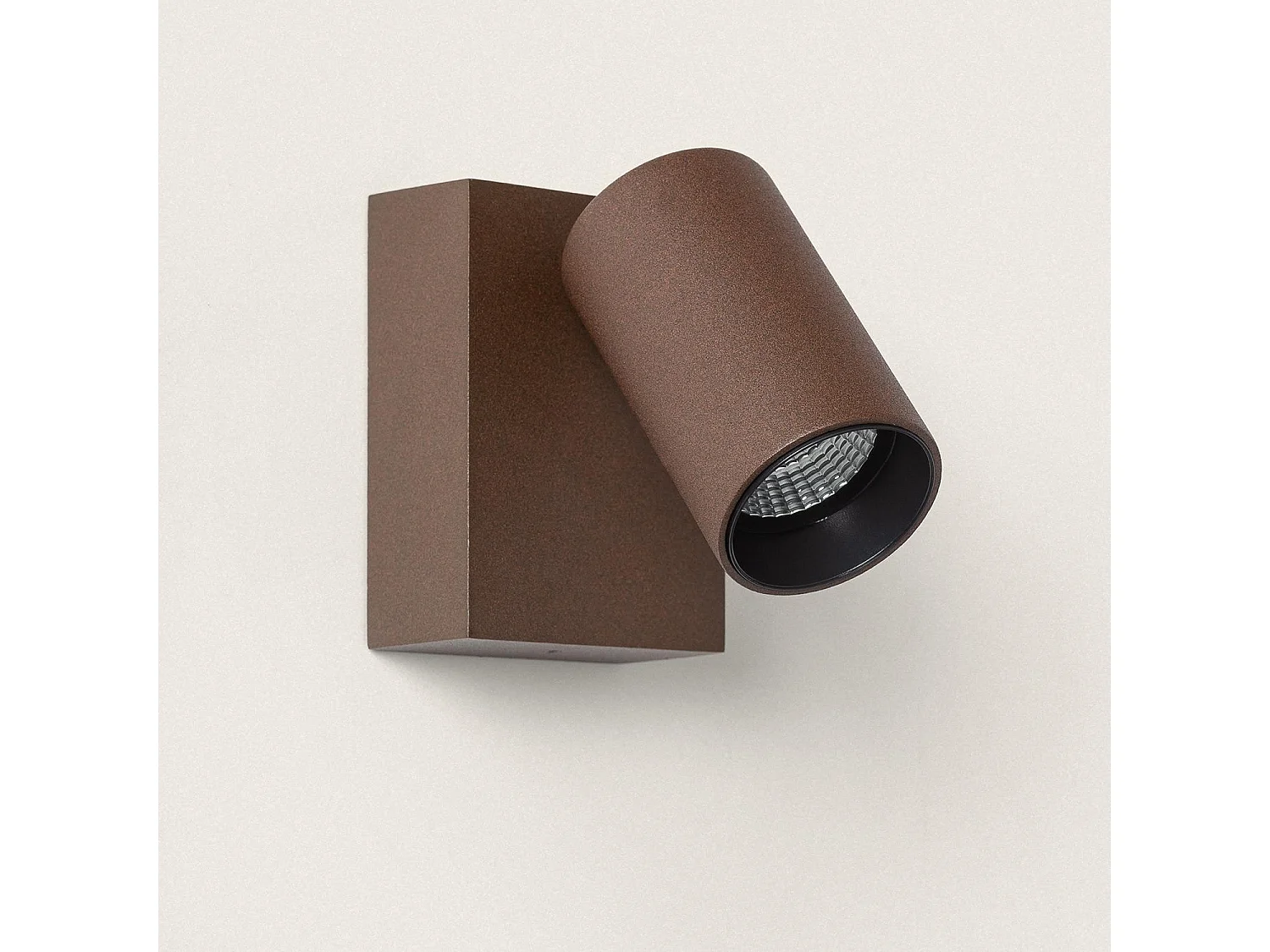 Applique Murale Extérieure LED 10W Aluminium CCT Sélectionnable Kuriya Rouille