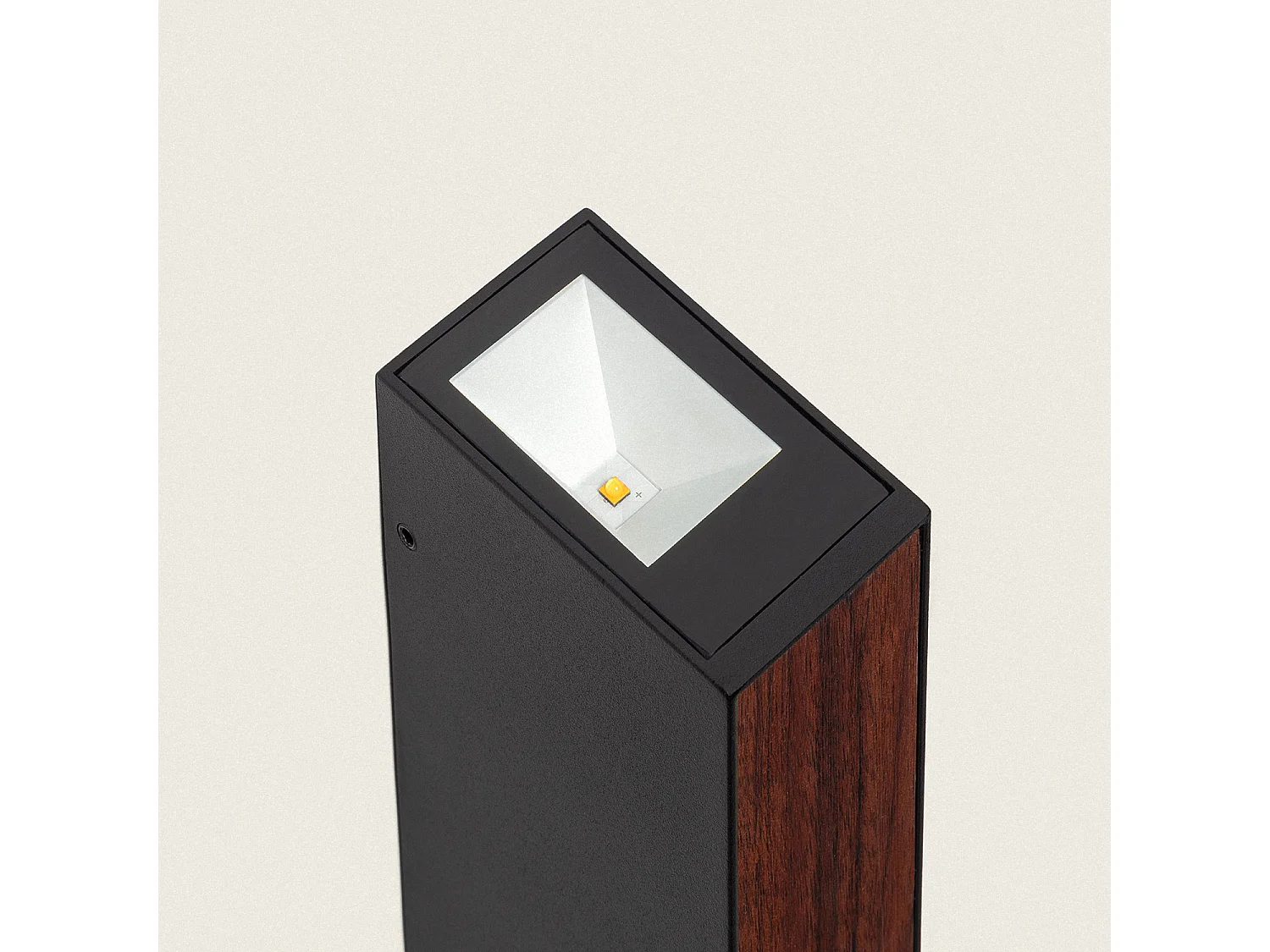 Aplique de Pared Exterior LED 6W Aluminio Wox Marrón oscuro