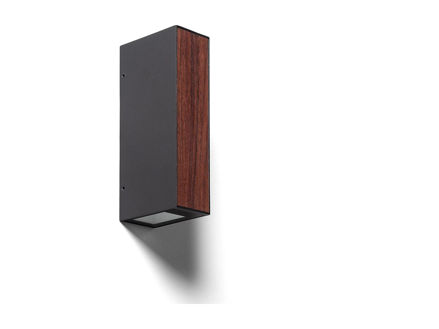 Applique da Parete per Esterni LED 6W Alluminio Wox Marrone Scuro