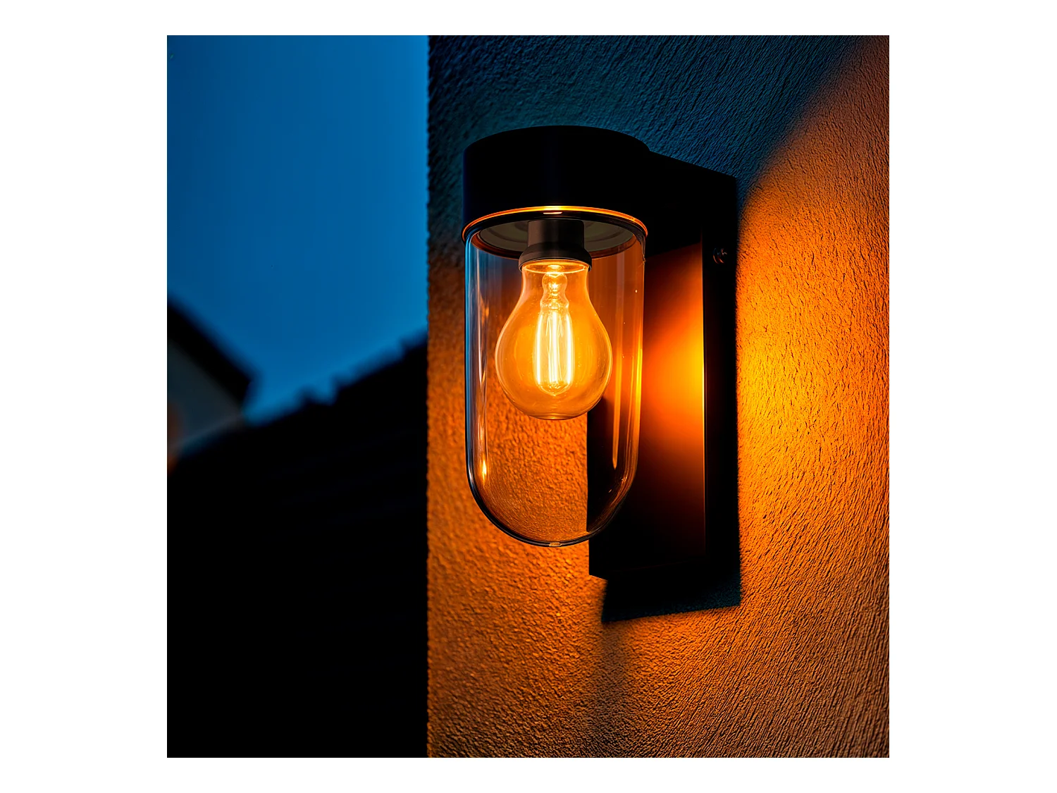 Aplique de Pared Exterior Solar LED 1,5W Aluminio Sentinel Natural