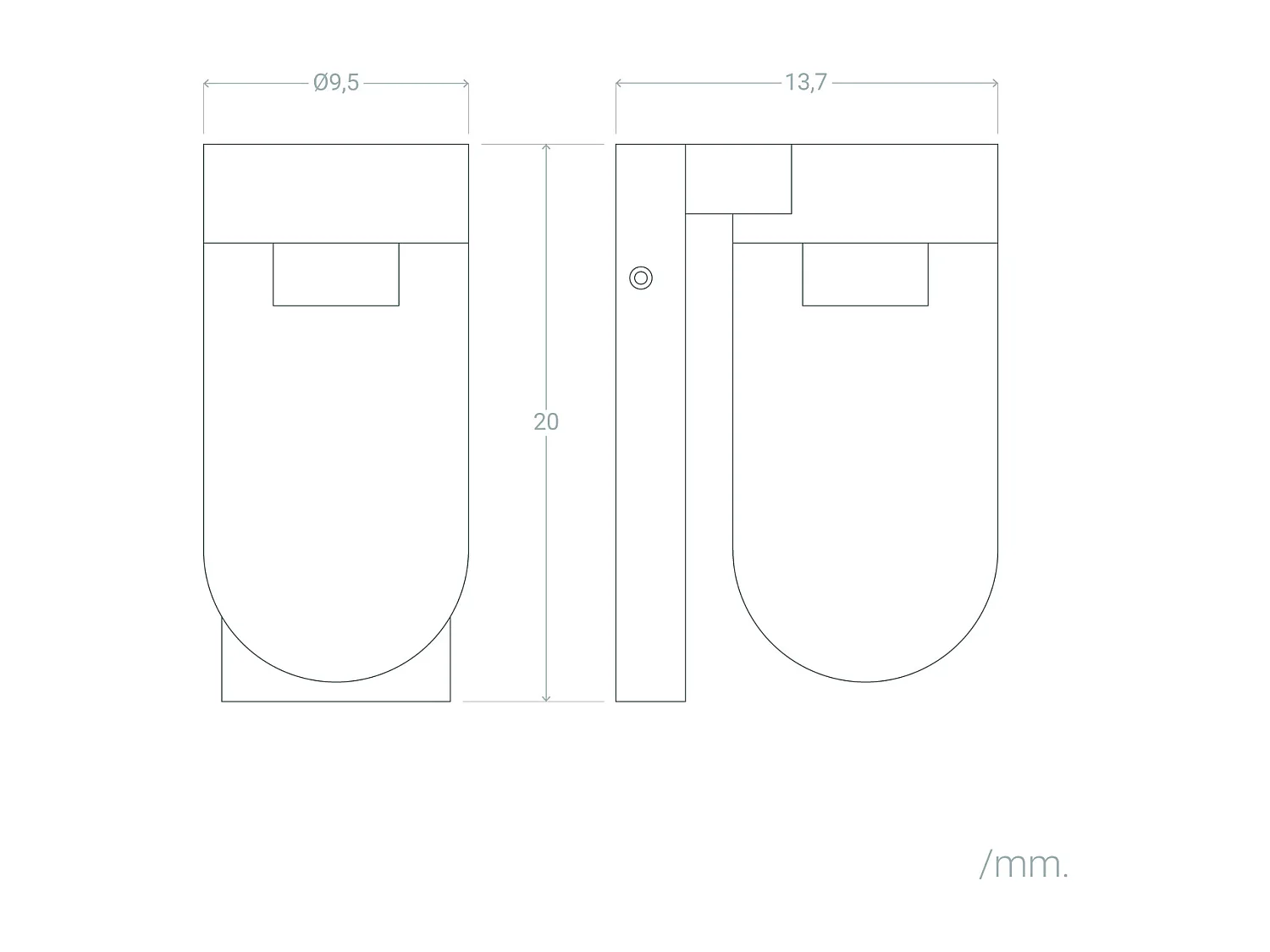 Applique da Parete per Esterni Solare LED 1,5W Alluminio Enzo Naturale