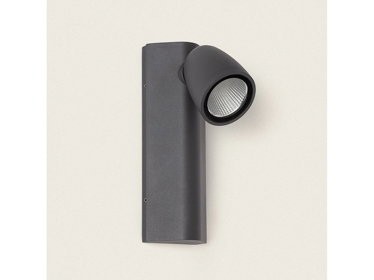 Applique da Parete per Esterni LED 6W Alluminio Abel Grigio Scuro