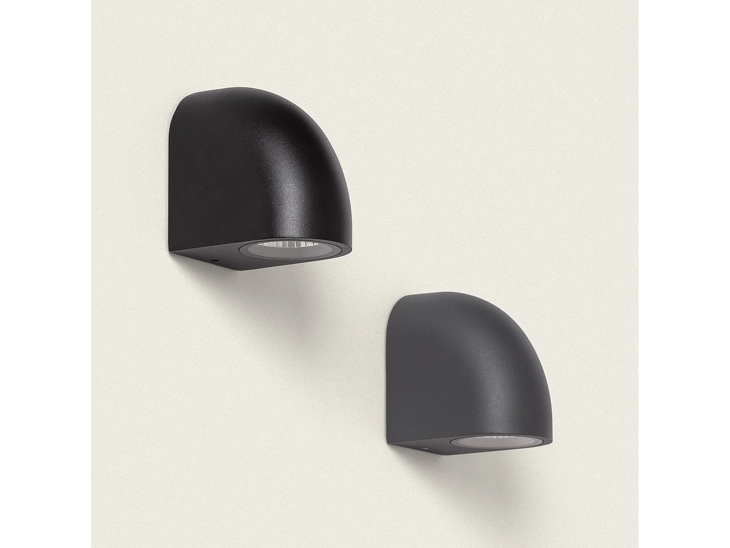 Applique Murale Extérieure LED 7W Aluminium Areca Noir