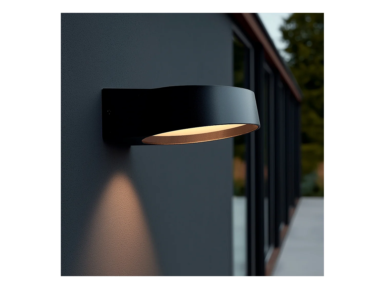 Applique da Parete per Esterni LED 12W Alluminio Chupny Nero