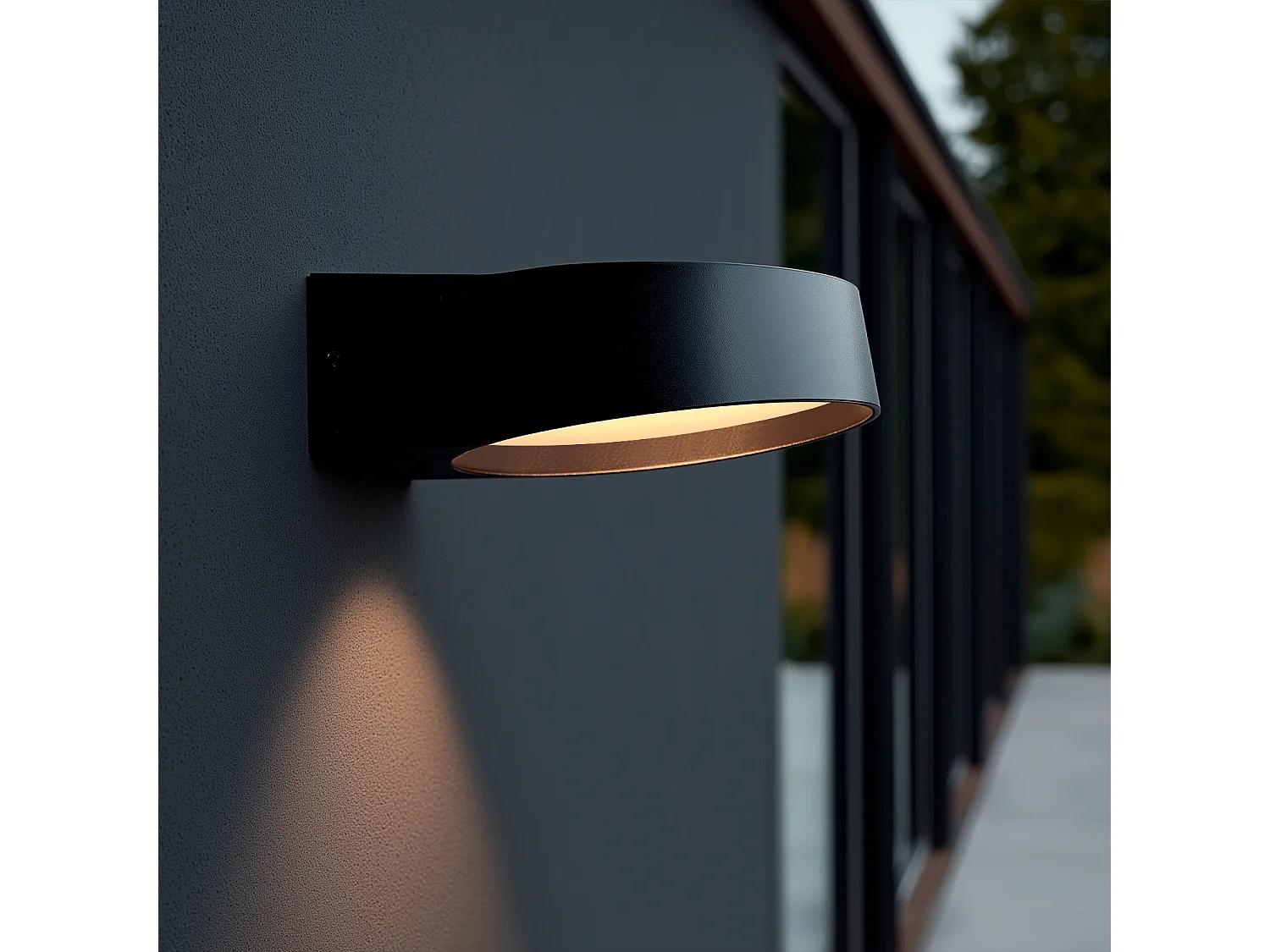 Applique Murale Extérieure LED 12W Aluminium Chupny Noir