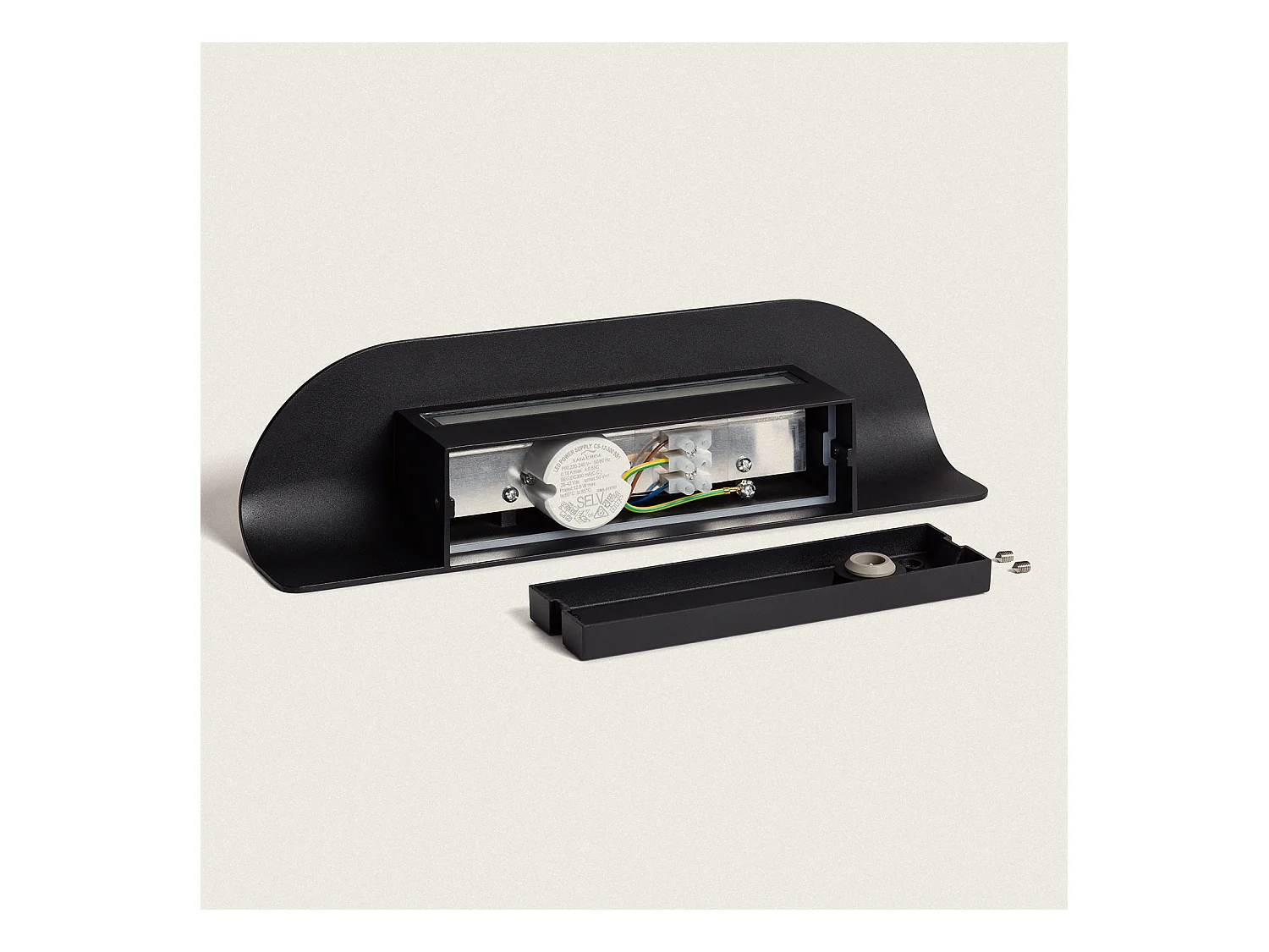 Applique Murale Extérieure LED 12W Aluminium Agerato Noir