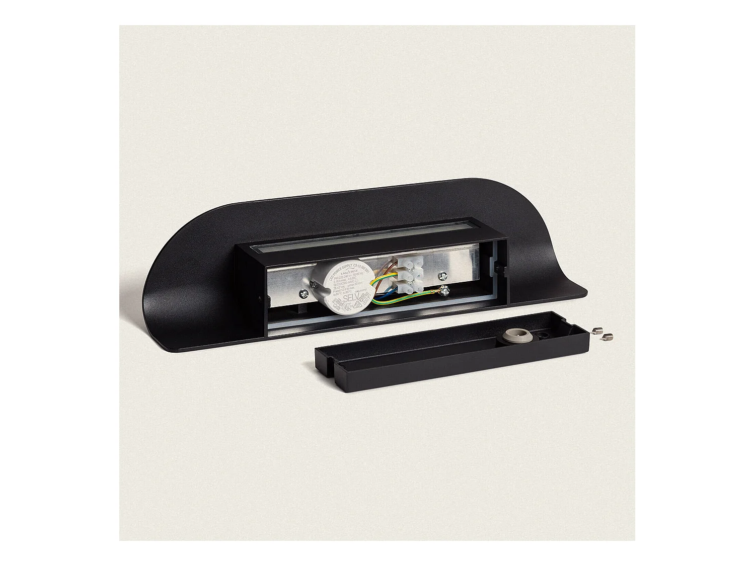 Applique Murale Extérieure LED 12W Aluminium Agerato Noir