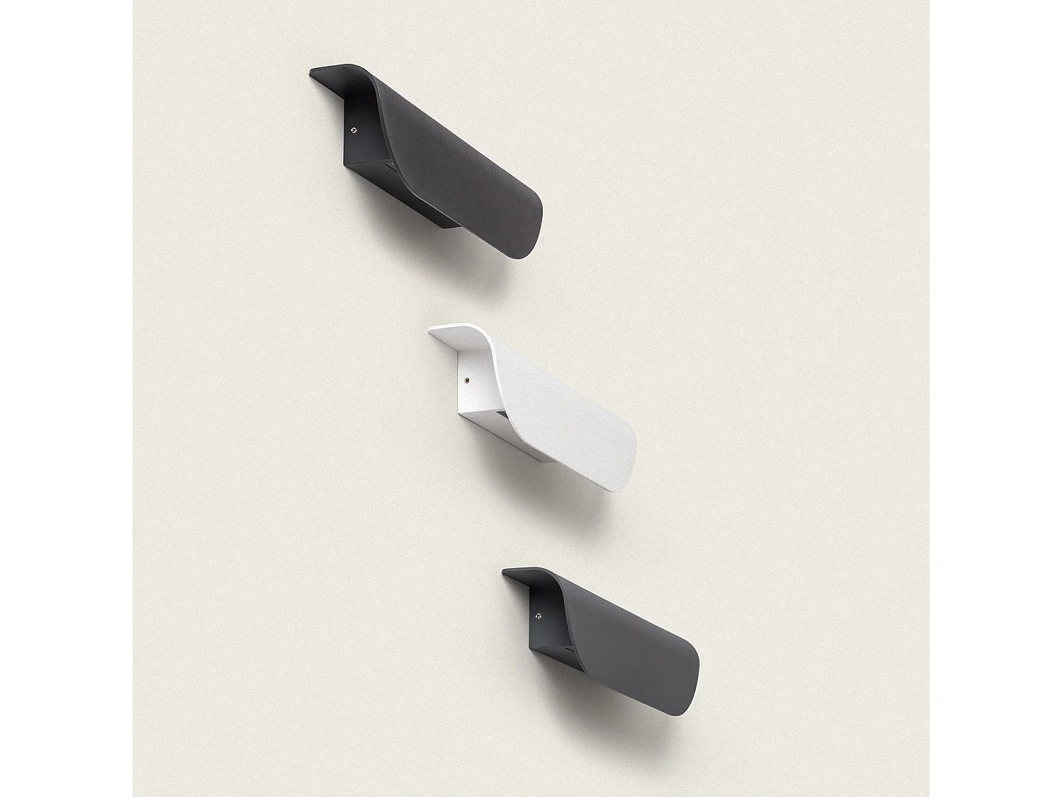 Applique Murale Extérieure LED 12W Aluminium Agerato Noir