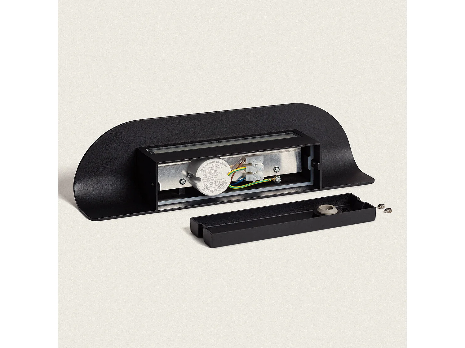 Applique Murale Extérieure LED 12W Aluminium Agerato Noir