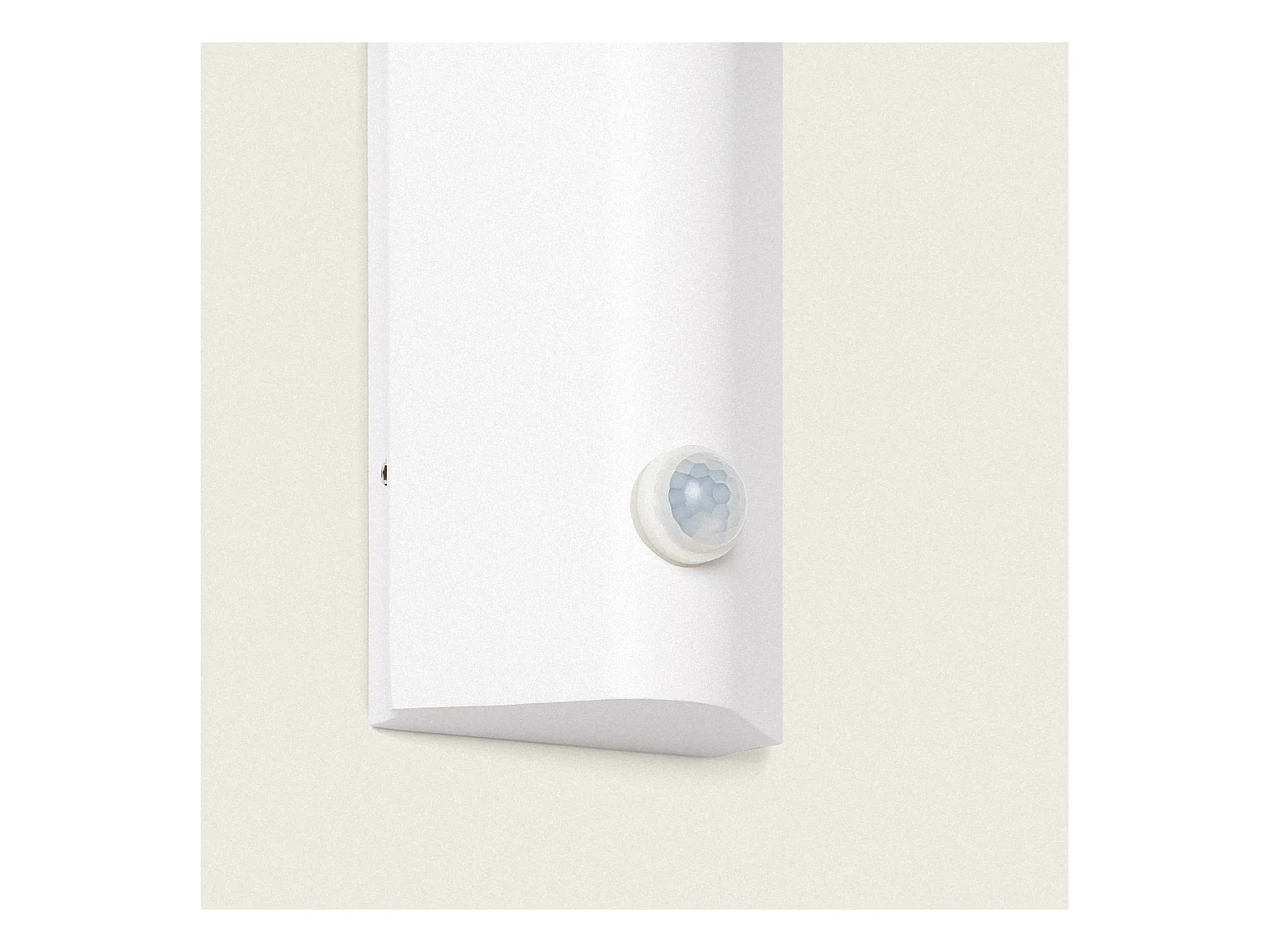 Applique Murale Extérieure Aluminium avec Détecteur de Mouvement Abel Deux Spots Blanc