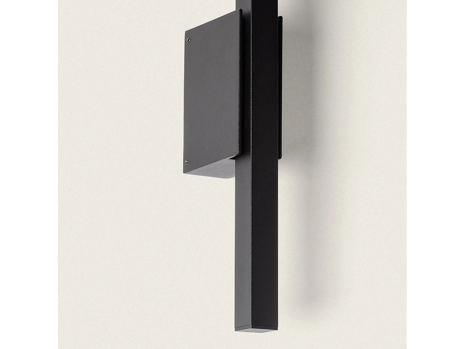 Aplique de Pared Exterior Lineal LED 12W 80cm Aluminio Milen Negro