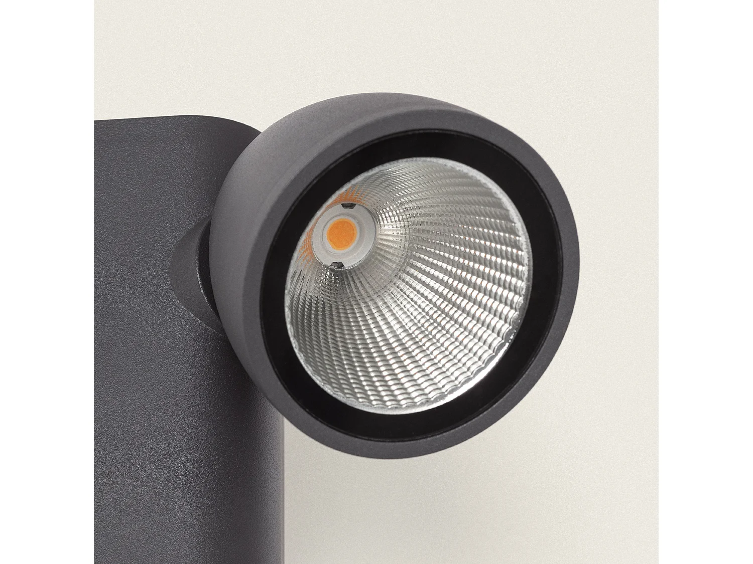 Applique Murale Extérieure LED 6W Aluminium avec Détecteur de Mouvement Abel Gris foncé