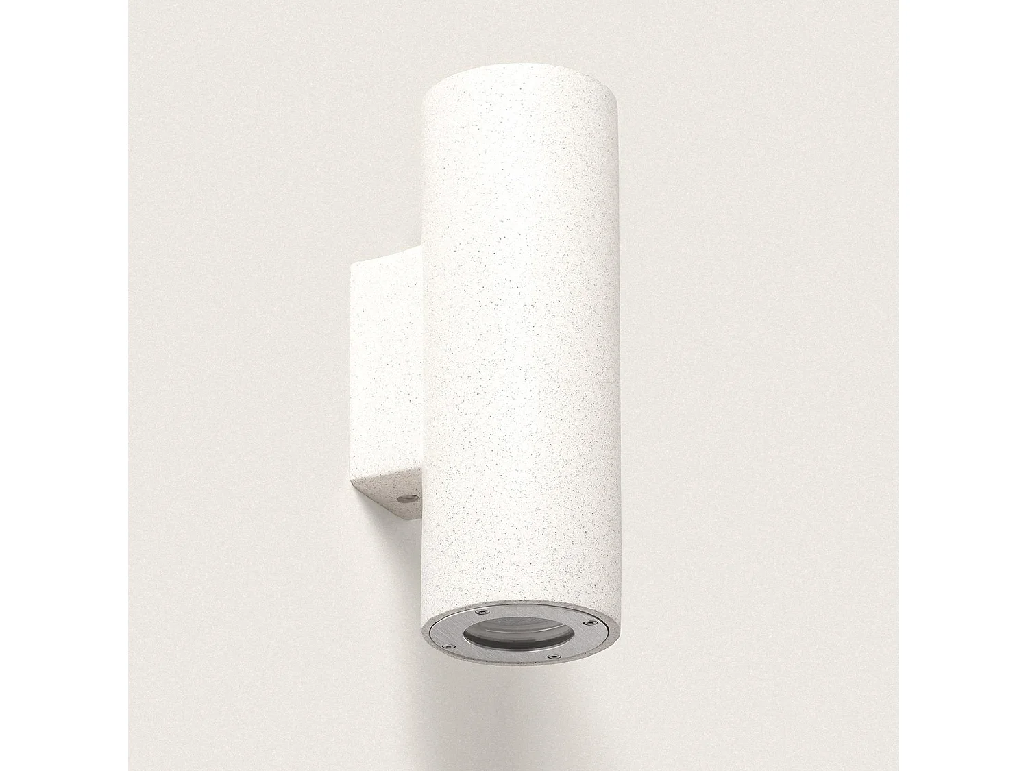 Applique Murale Extérieure Ciment Éclairage en Double Face Banjar Beige