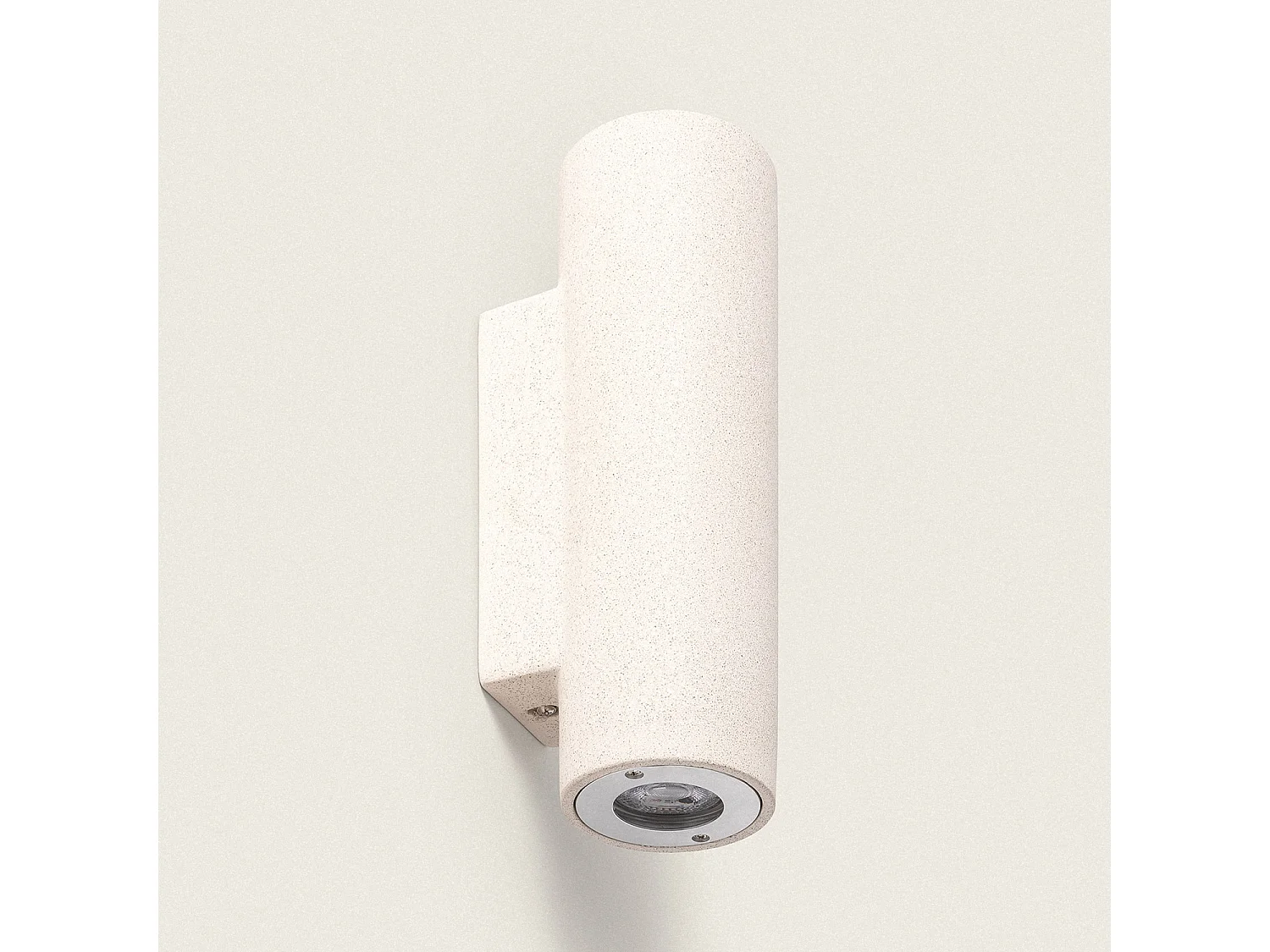 Applique Murale Extérieure Ciment Éclairage en Double Face Banjar Beige