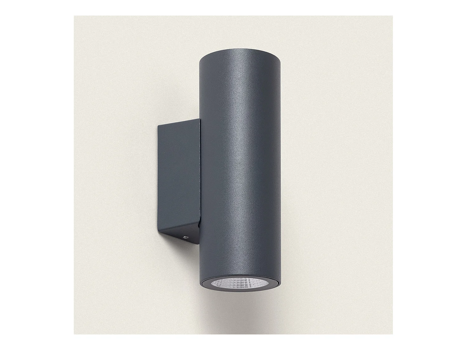 Aplique de Pared Exterior LED 12W Aluminio Iluminación Doble Cara CCT Seleccionable Satna Antracita