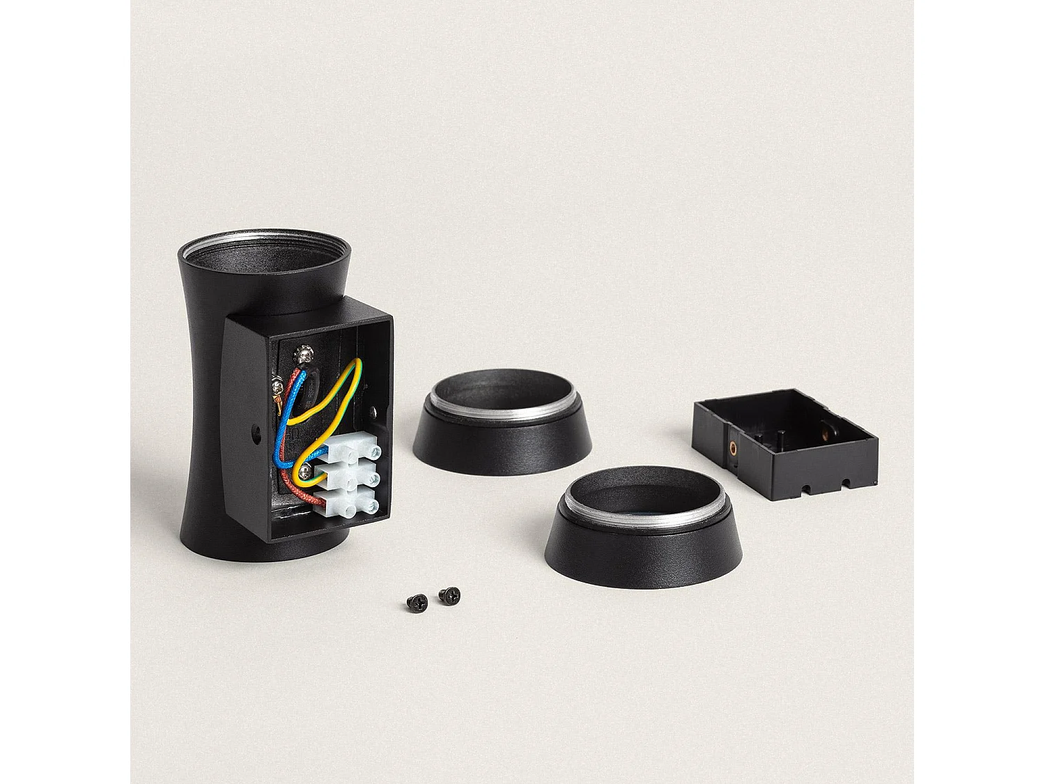 Applique Murale Extérieure Aluminium Aynik Noir