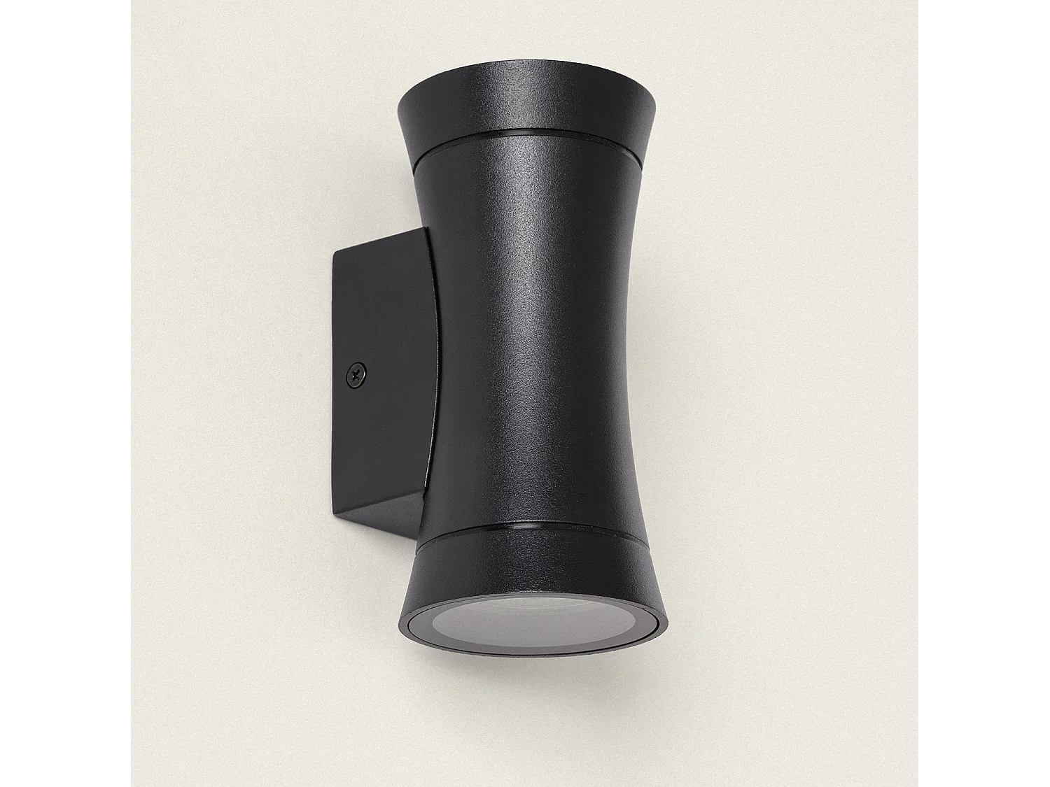 Aplique de Pared Exterior Aluminio Aynik Negro
