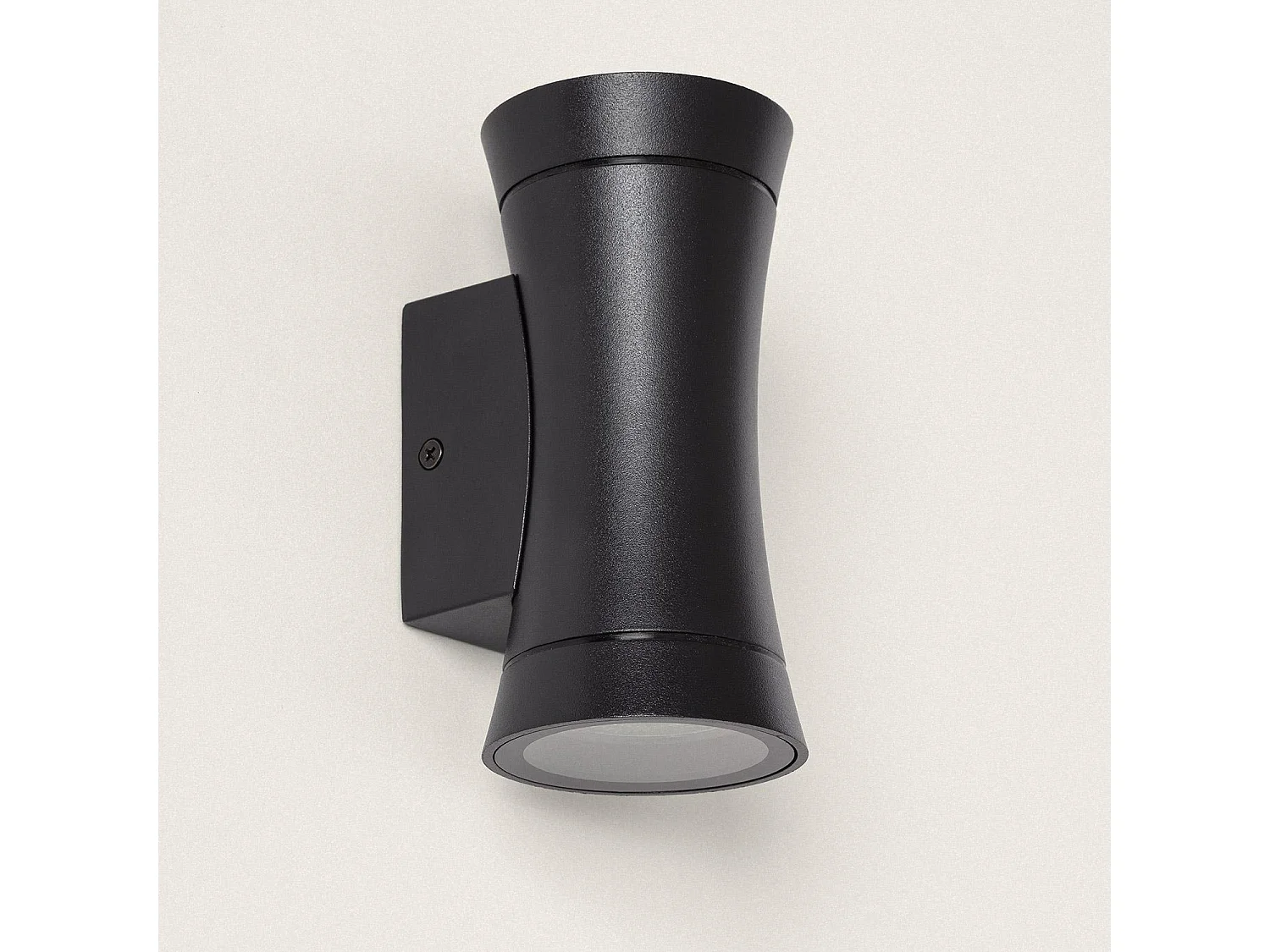 Aplique de Pared Exterior Aluminio Aynik Negro