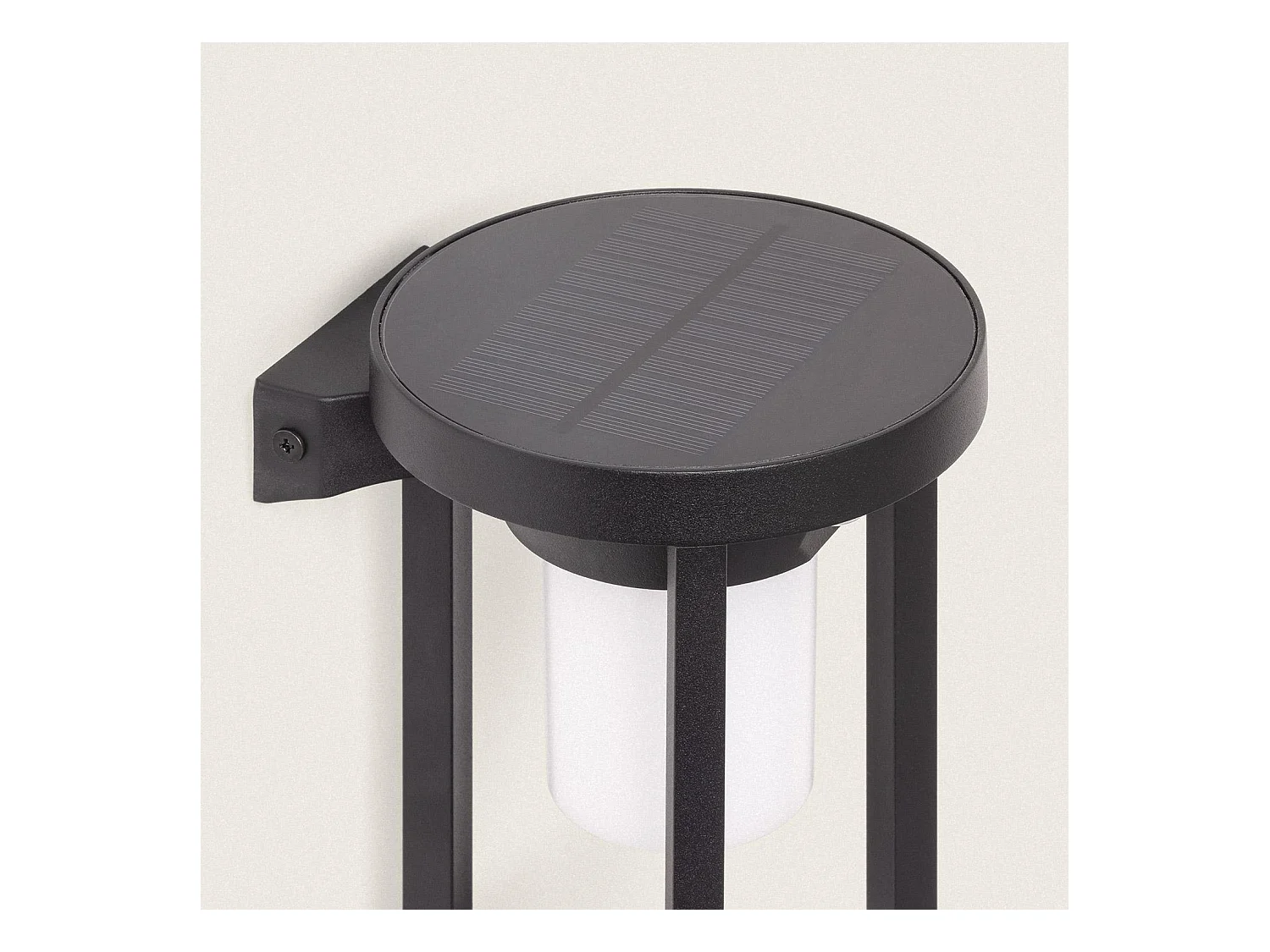 Applique da Parete per Esterni Solare LED 2W Alluminio con Sensore di Movimento Eneko Nero