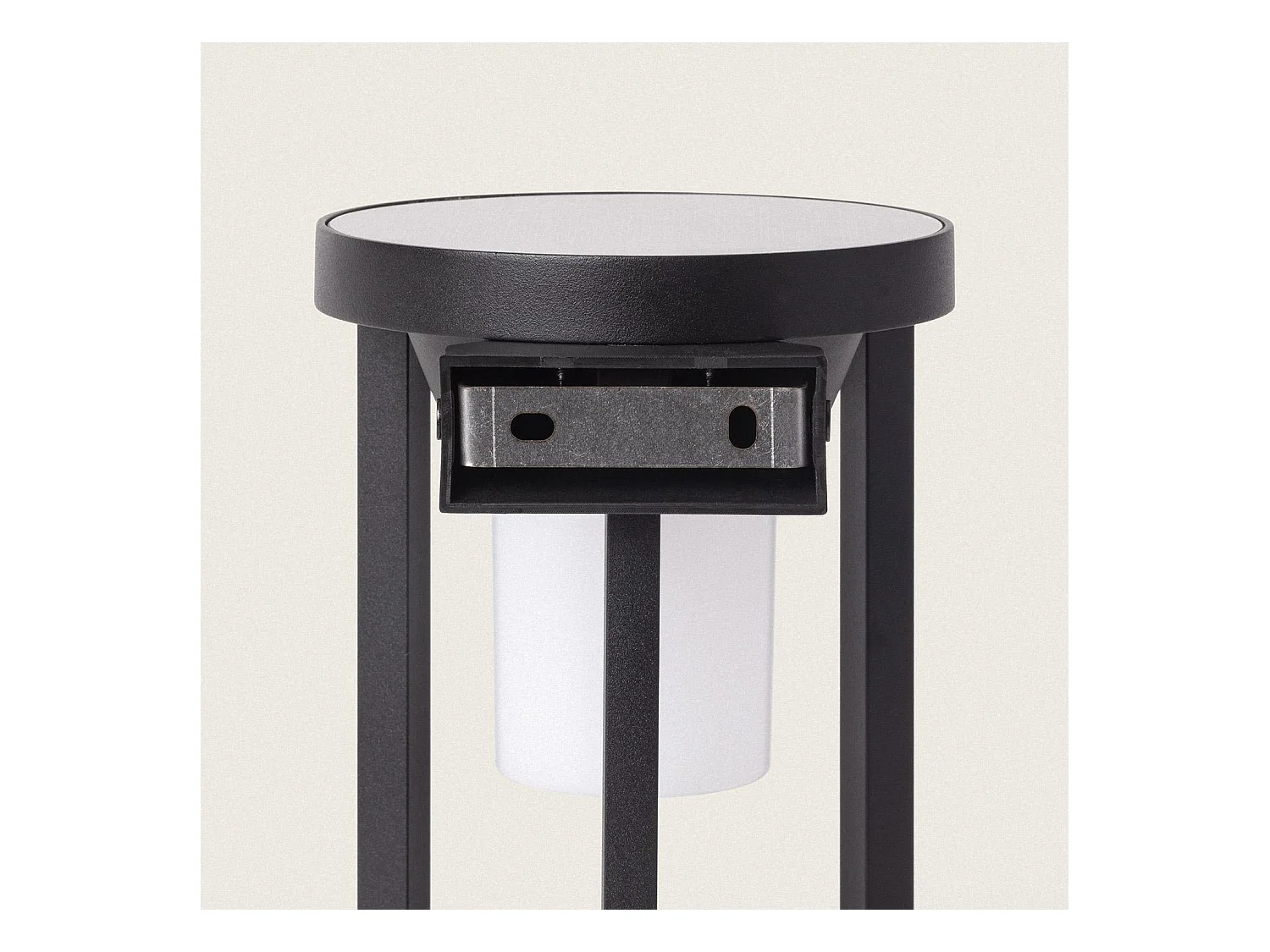 Applique da Parete per Esterni Solare LED 2W Alluminio con Sensore di Movimento Eneko Nero