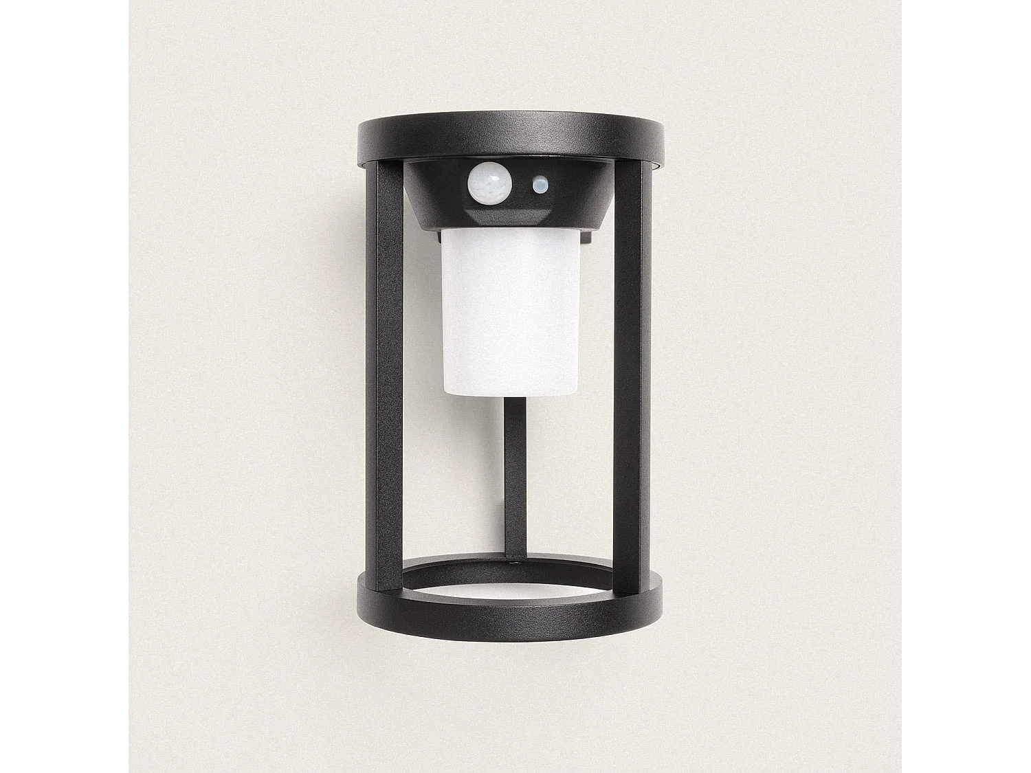 Applique Murale Extérieure Solaire LED 2W Aluminium avec Détecteur de Mouvement Eneko  Noir