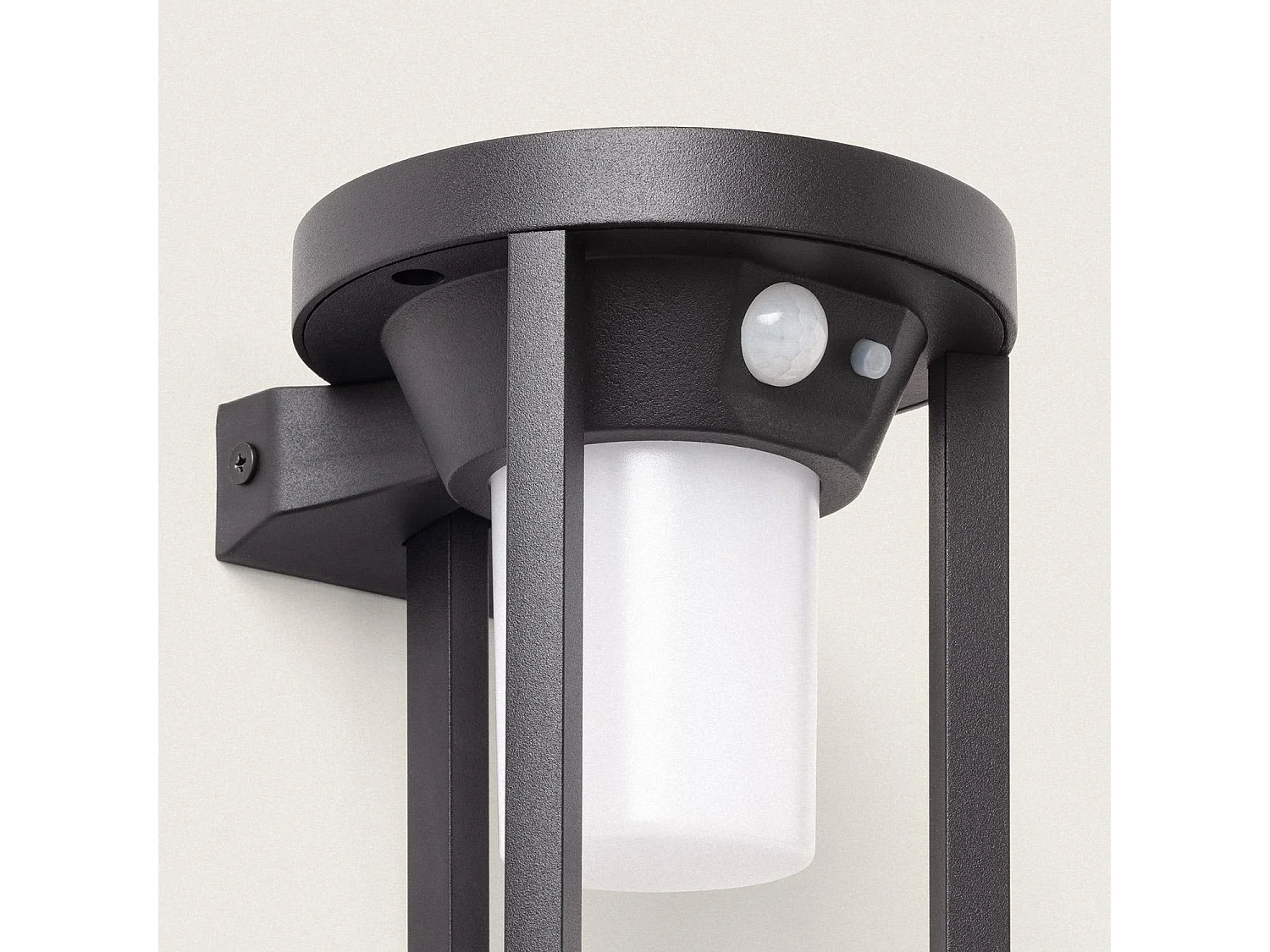 Applique Murale Extérieure Solaire LED 2W Aluminium avec Détecteur de Mouvement Eneko  Noir