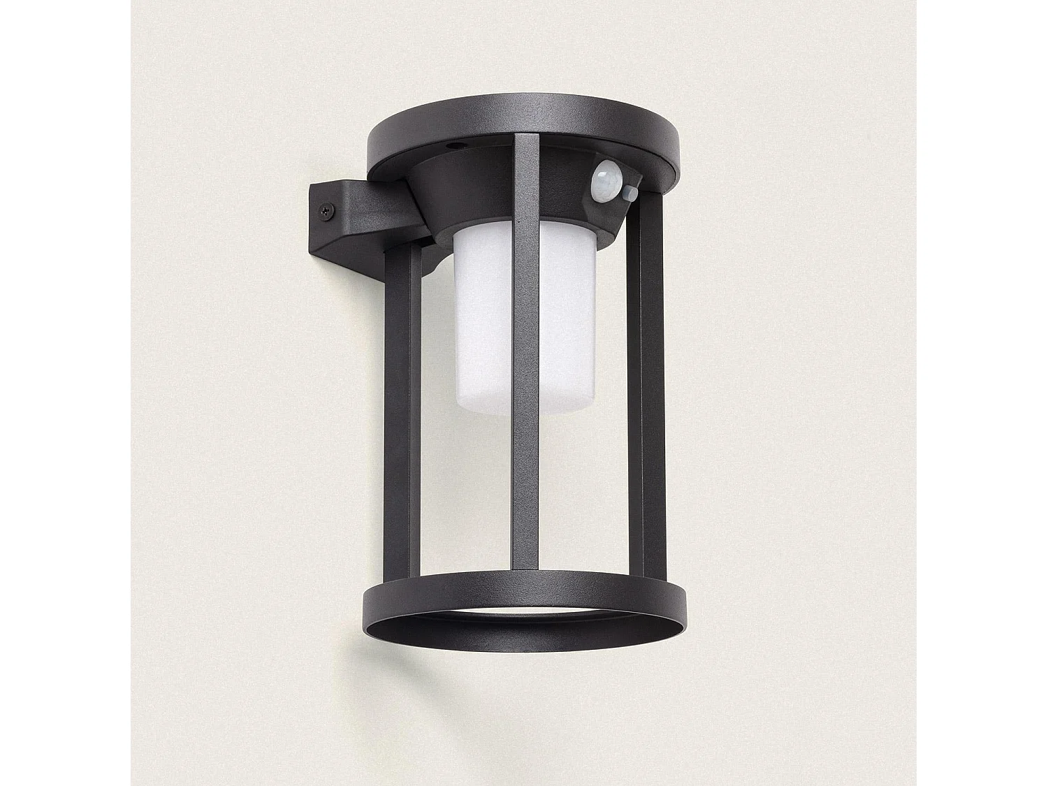 Applique Murale Extérieure Solaire LED 2W Aluminium avec Détecteur de Mouvement Eneko  Noir