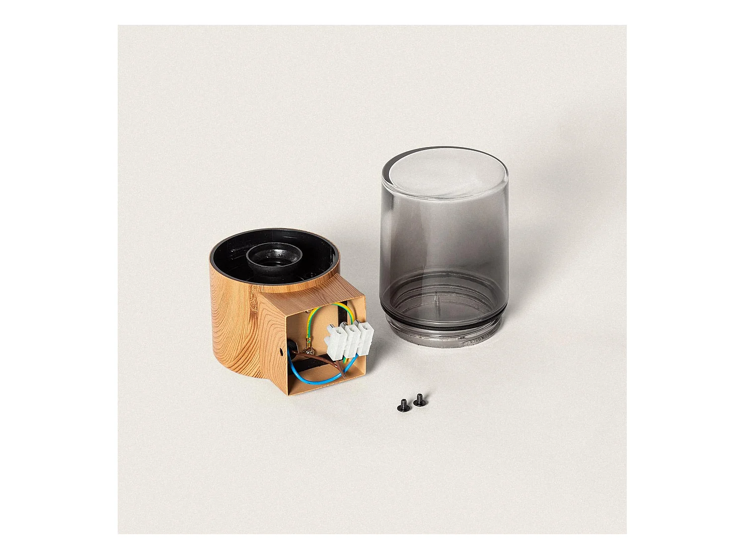 Applique Murale Extérieure Acier Inoxydable Emley Brun clair