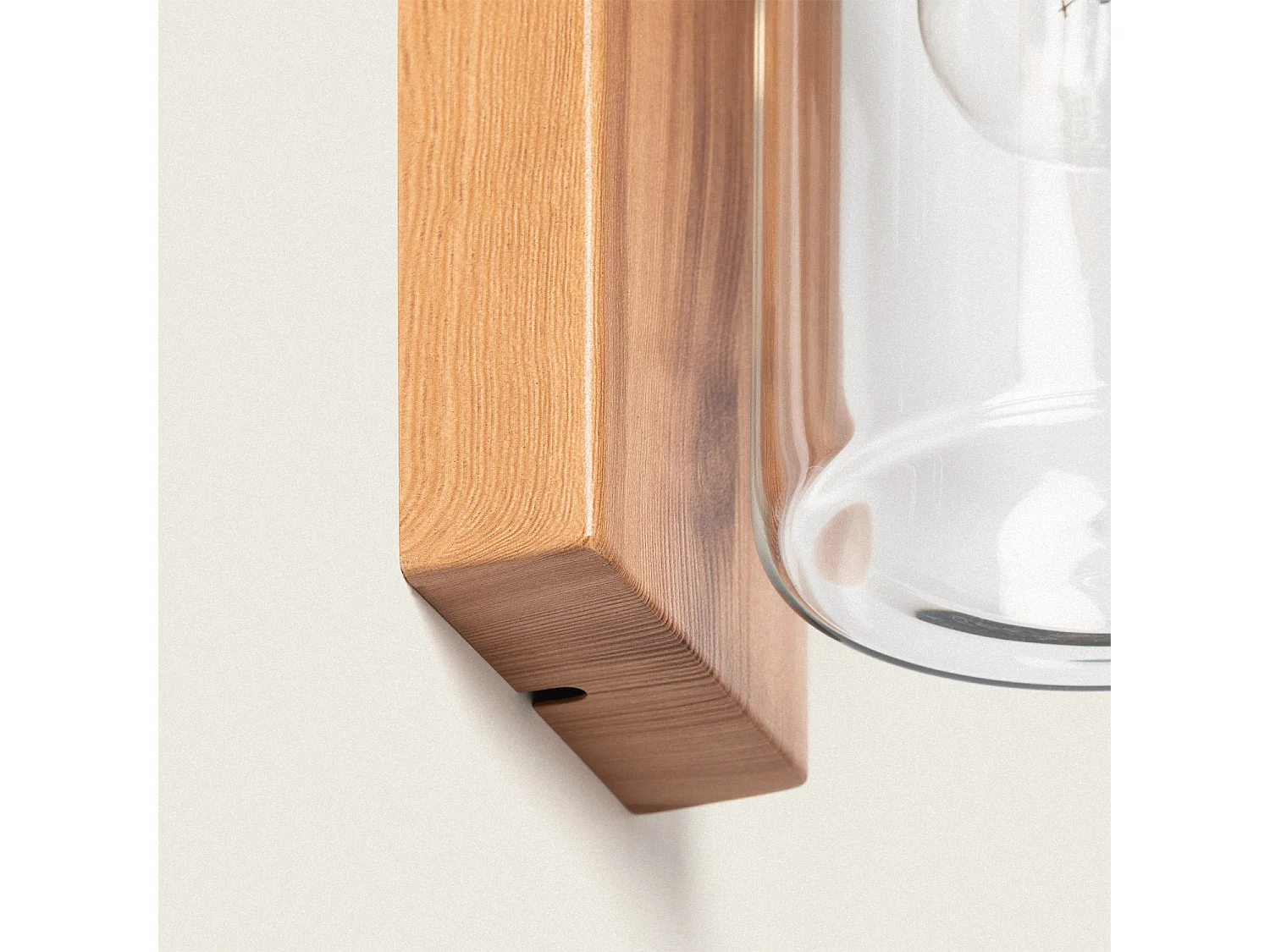 Aplique de Pared Exterior Acero Inoxidable y Cristal Isoba Negro