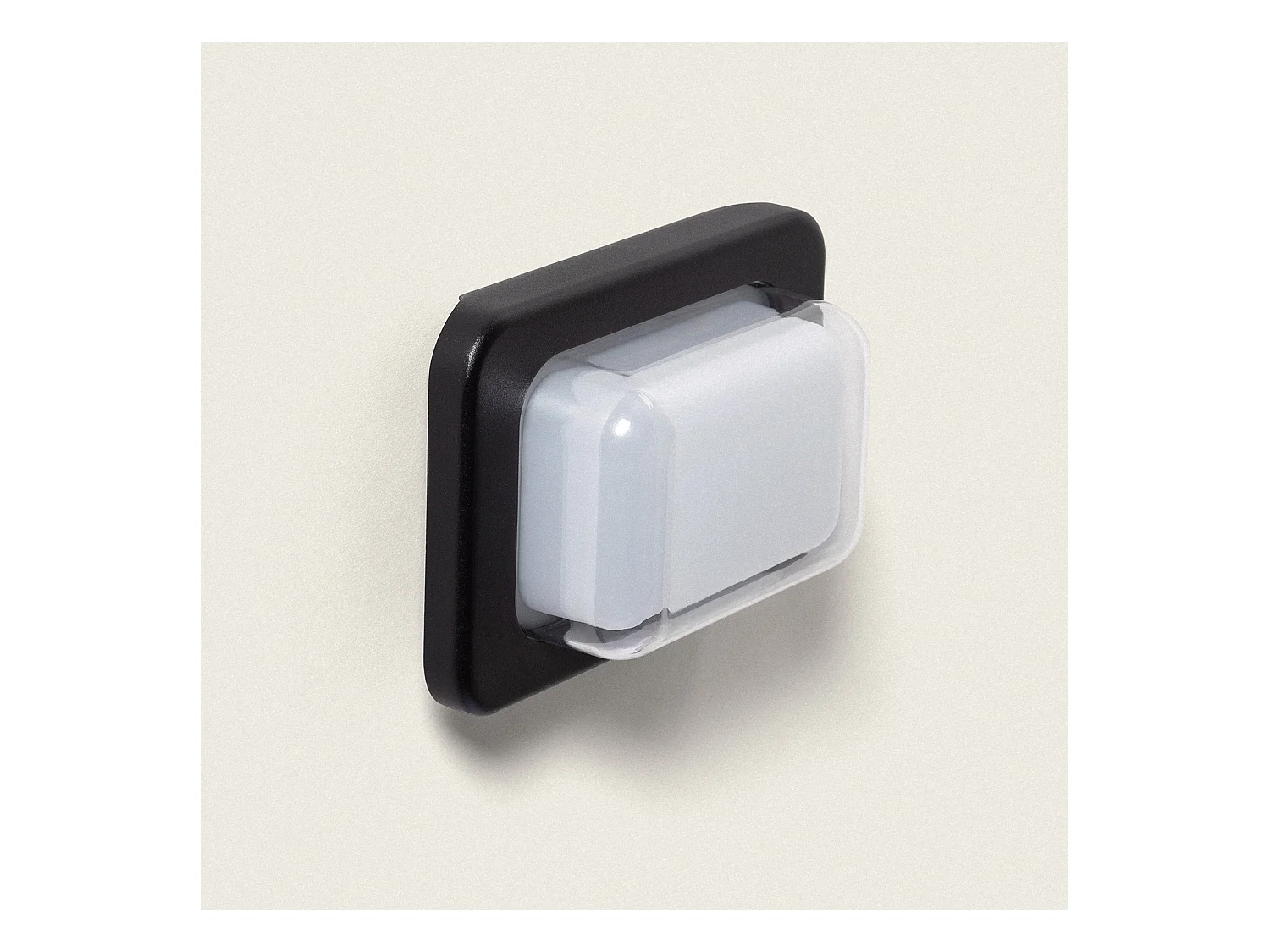 Aplique de Pared Exterior LED 10W Iluminación Rectangular Negro Gulpos Negro Mate