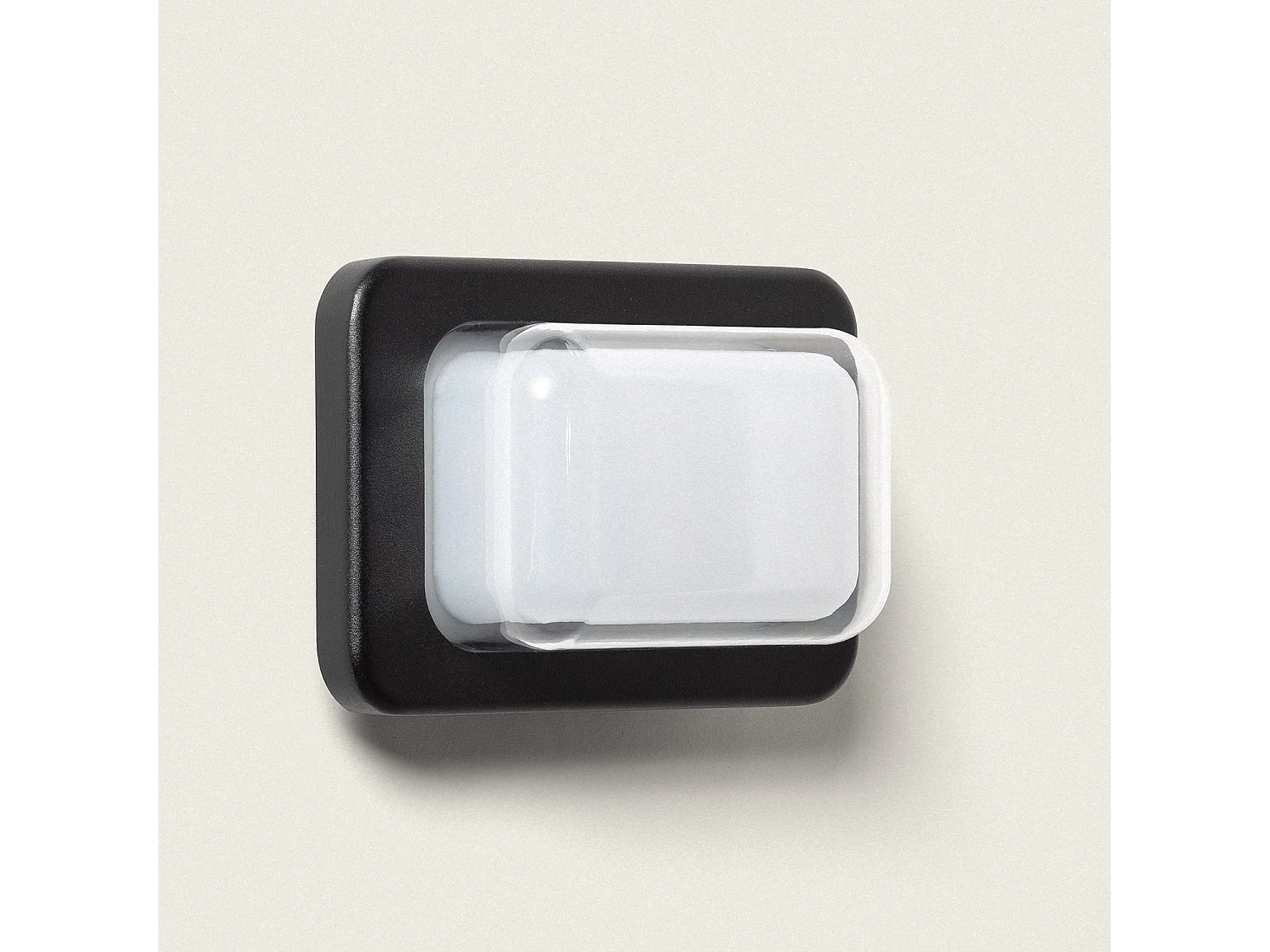 Applique da Parete per Esterni a LED da 10 W, Illuminazione Rettangolare, Alluminio Nero, Gulpos Nero Opaco
