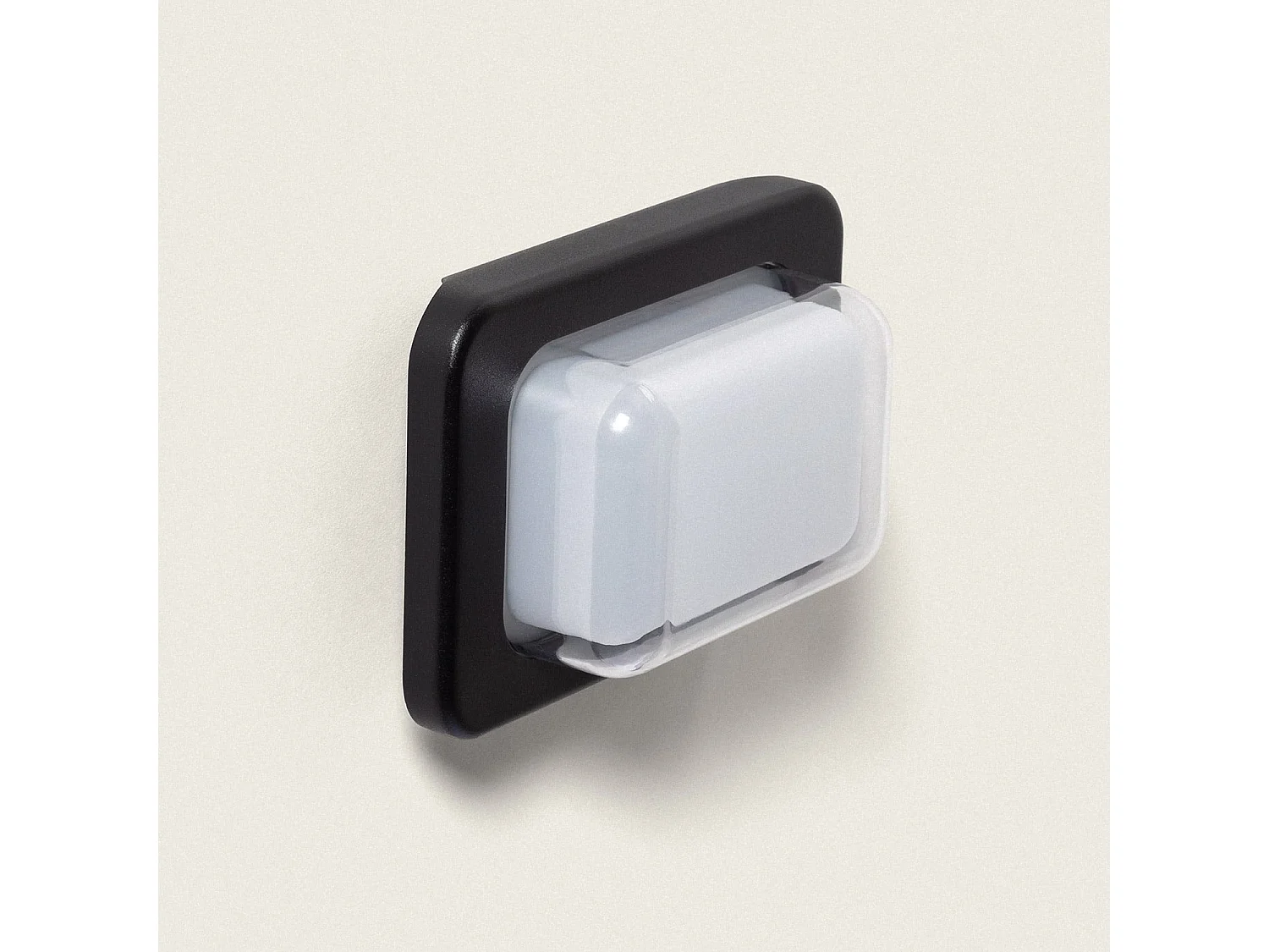Applique da Parete per Esterni a LED da 10 W, Illuminazione Rettangolare, Alluminio Nero, Gulpos Nero Opaco