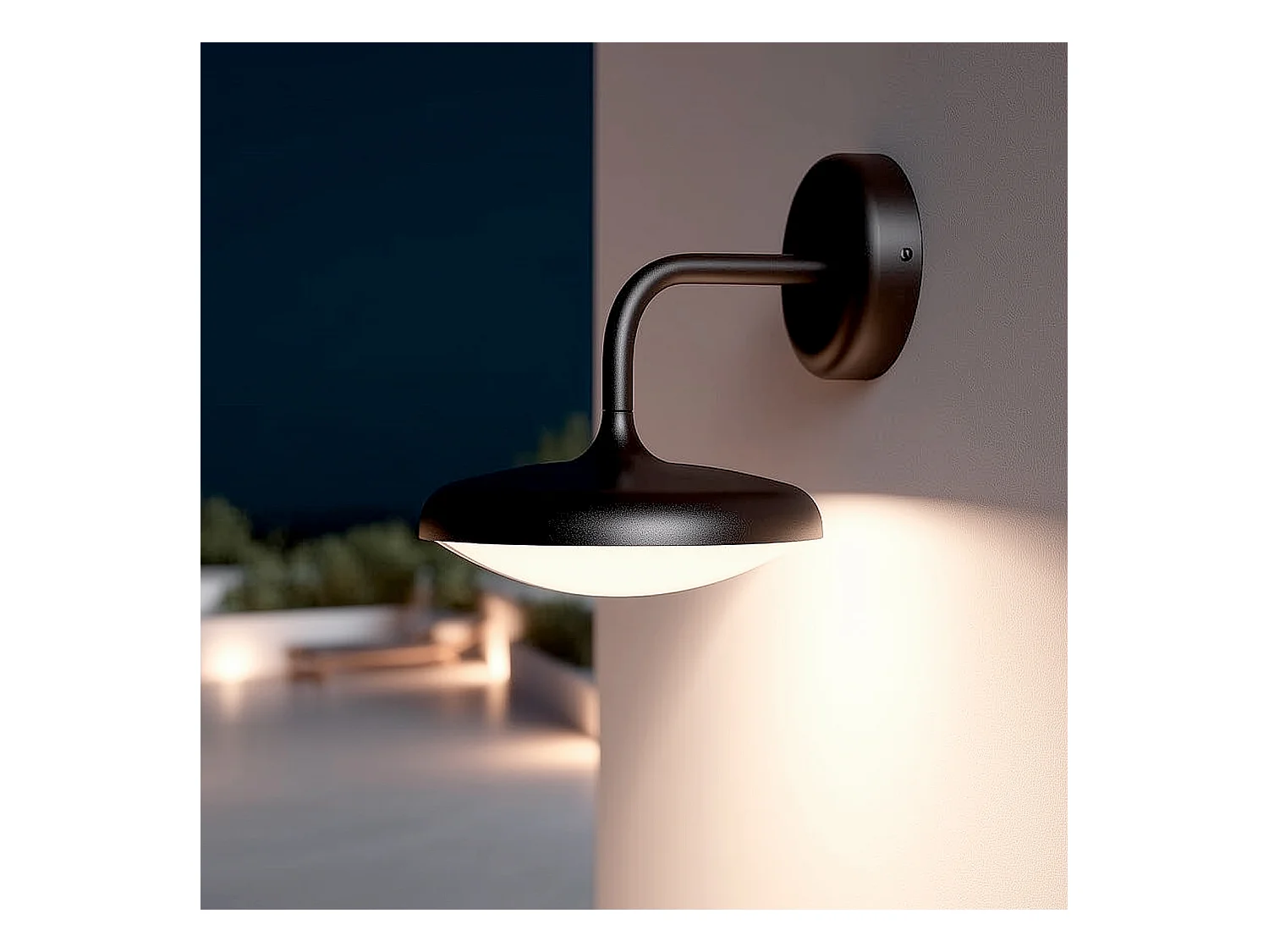 Applique da Parete per Esterni LED 10W Alluminio Mixi Nero