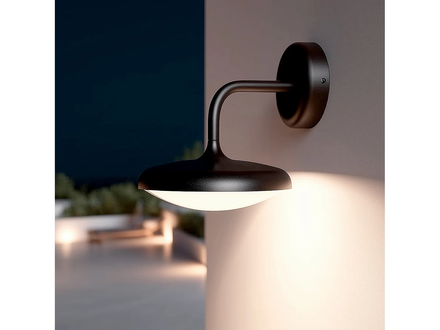 Applique da Parete per Esterni LED 10W Alluminio Mixi Nero