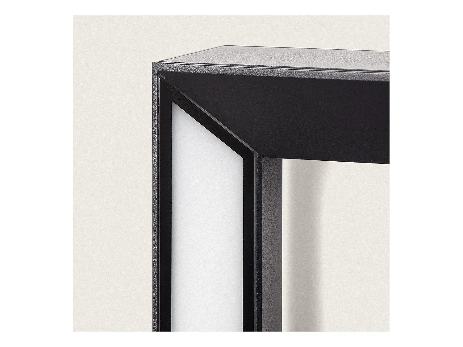 Applique da Parete per Esterni LED Alluminio 2x5W Trimel con Sensore di Movimento  Nero