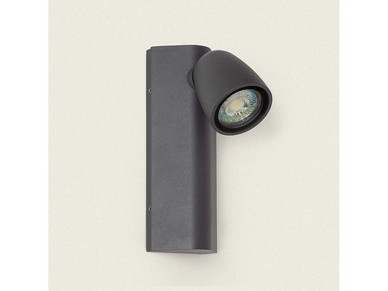 Applique Murale Extérieur Aluminium Abel Gris foncé