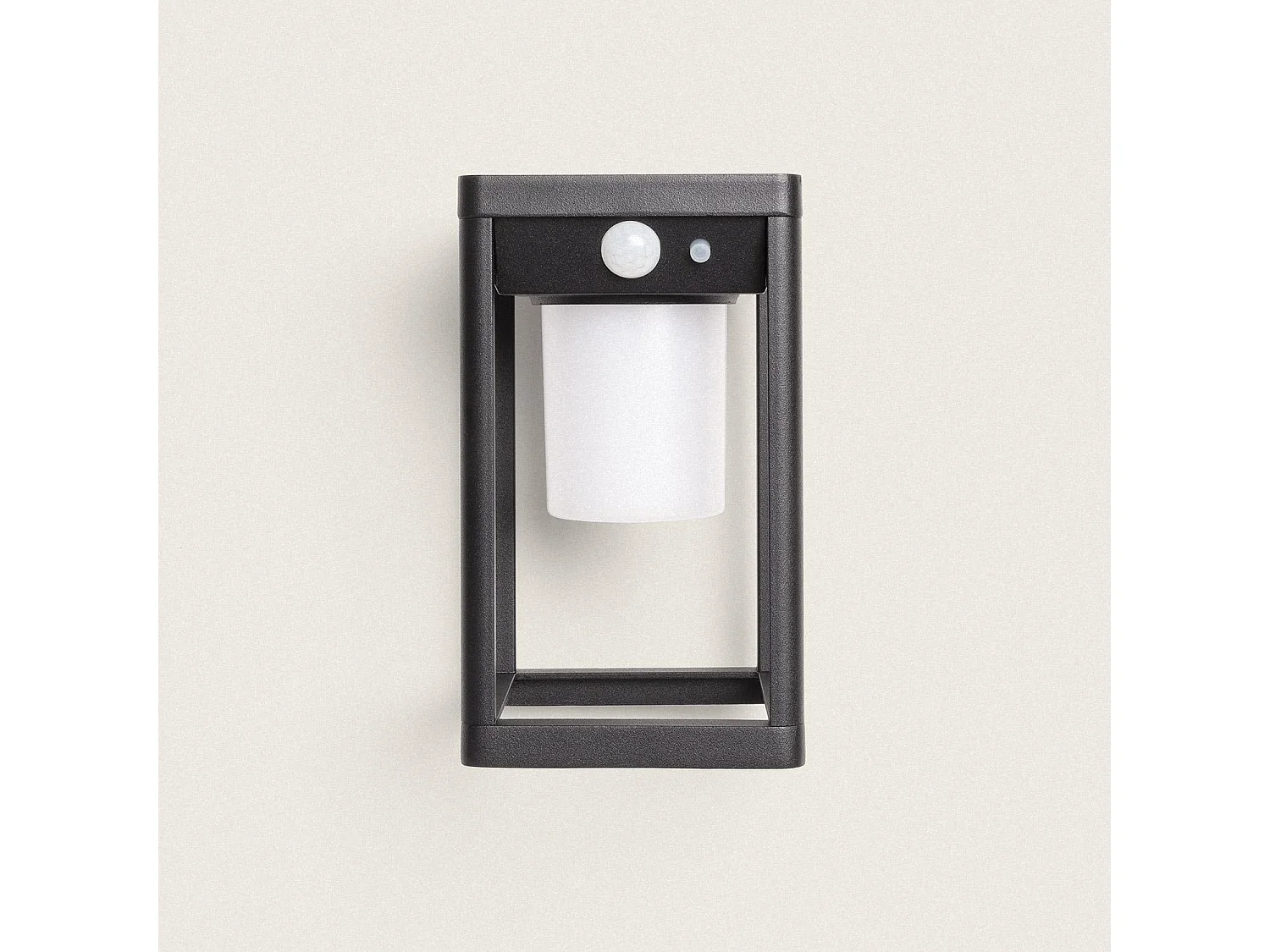 Applique da Parete per Esterni Solare LED 2,5W Alluminio con Sensore di Movimento Devah Nero