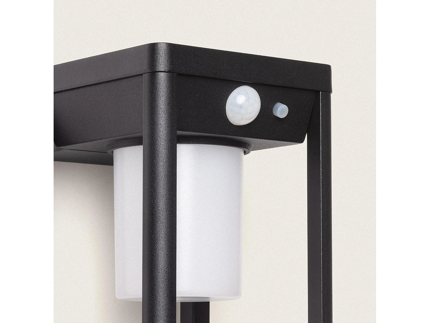 Applique da Parete per Esterni Solare LED 2,5W Alluminio con Sensore di Movimento Devah Nero