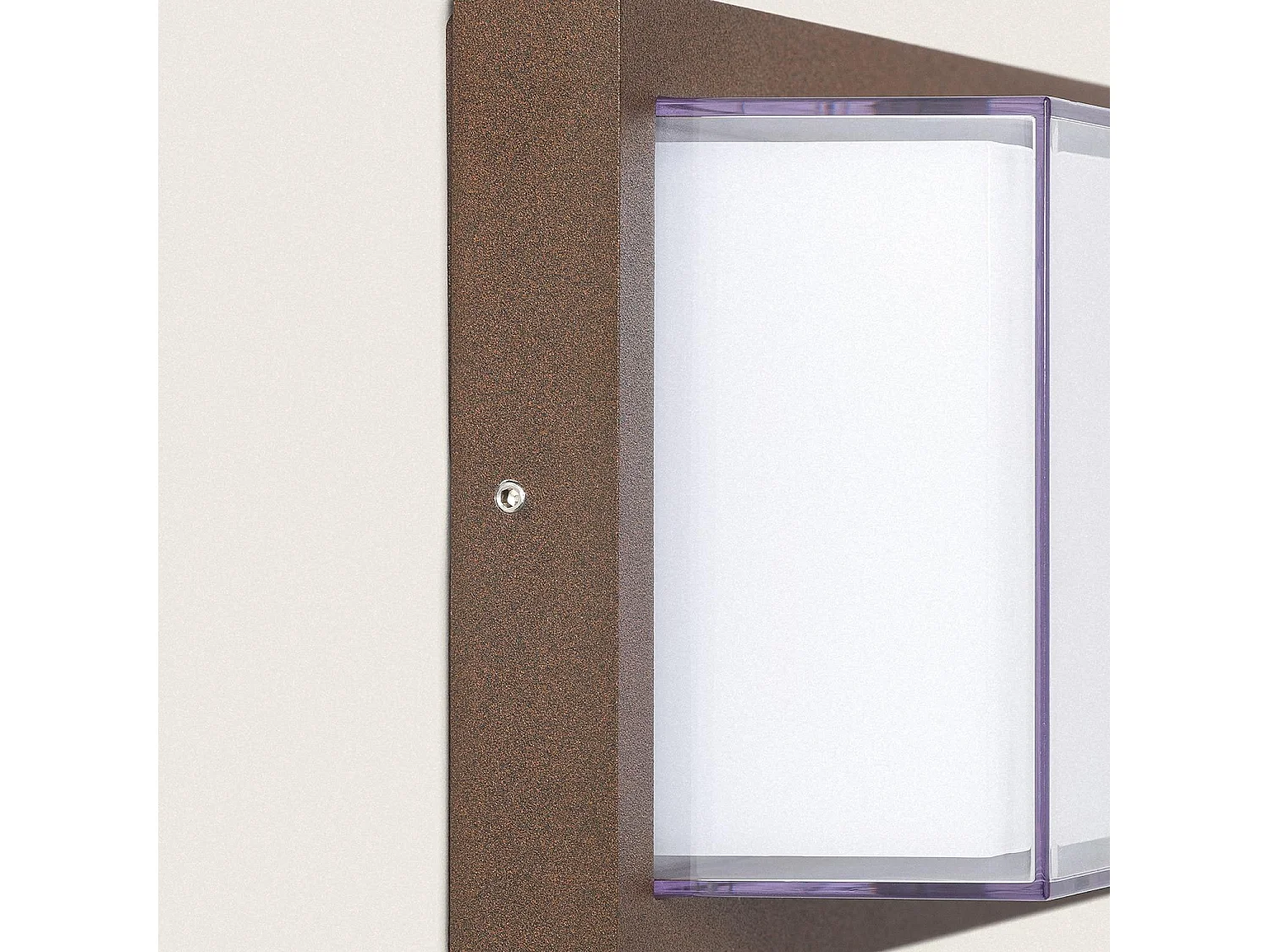 Applique Murale Extérieure LED 12W Aluminium CCT Sélectionnable Double Éclairage Caelia Rouille