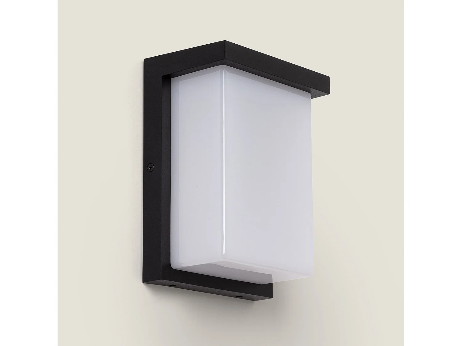 Applique da Parete per Esterni LED 16W Alluminio Tyron 4000K Nero Bianco Naturale